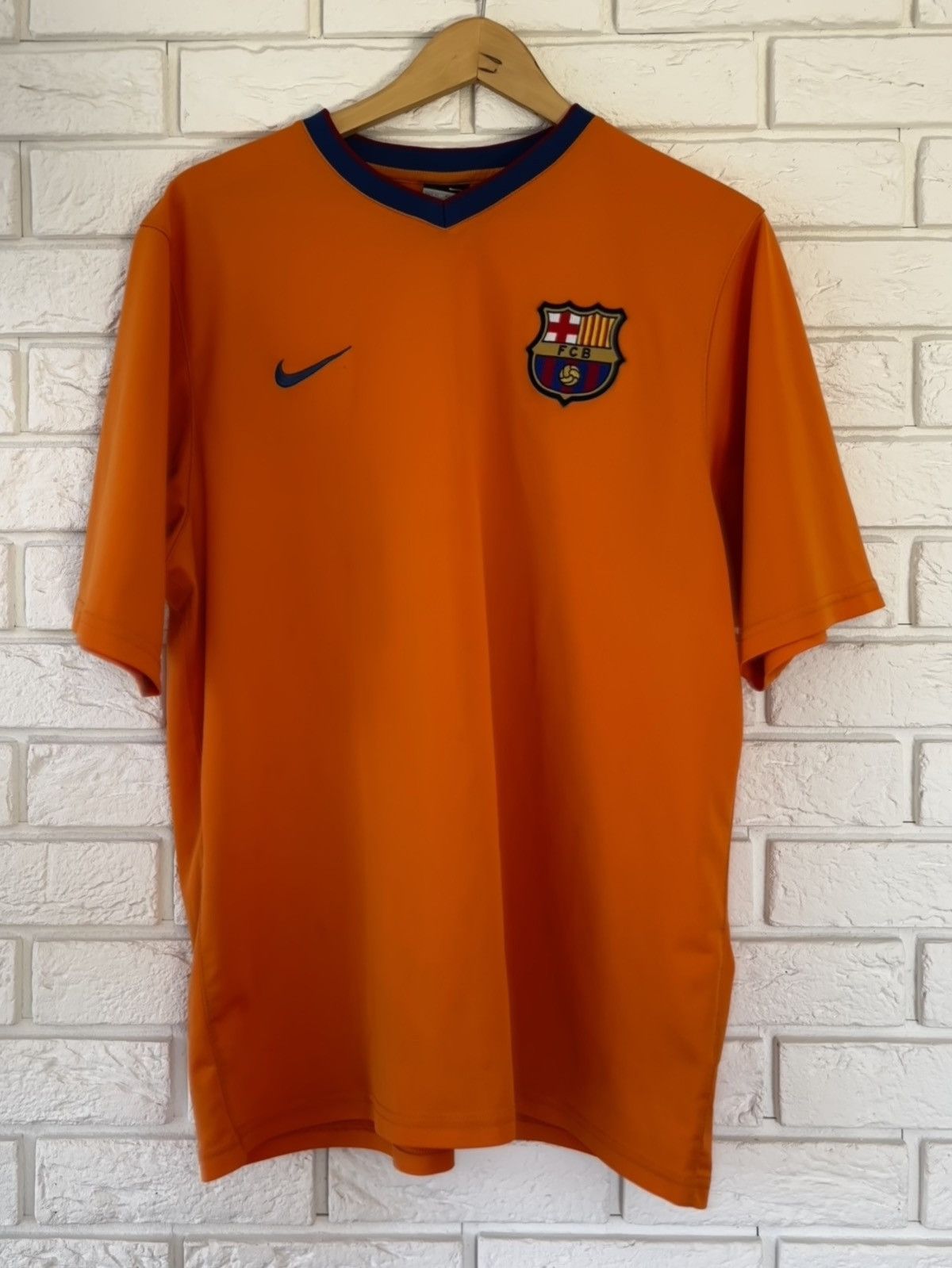 Nike Lionel Messi #19 FC Barcelona 2007/08 Nike Away Jersey Size US XXL / EU 58 / 5 - 4 Thumbnail