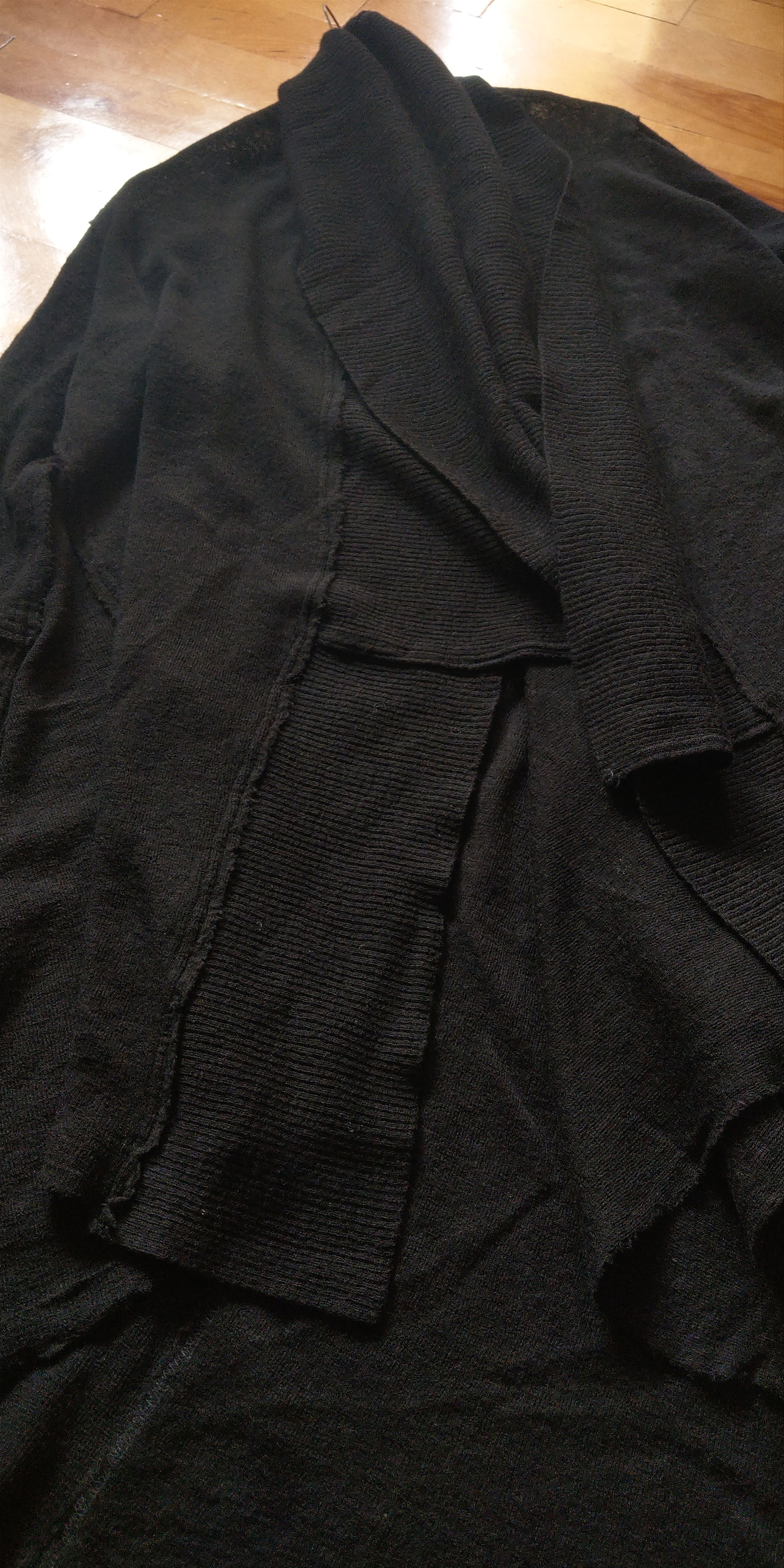 Ivan Grundahl Reconstructed 100%Wool Coat Cape Cardigan Darkfashion Goth M Size US M / EU 48-50 / 2 - 15 Thumbnail