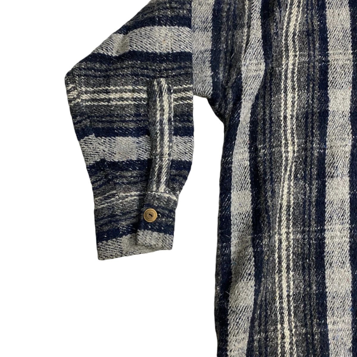 Vintage Vintage 80s Flannel wood button Size US L / EU 52-54 / 3 - 4 Thumbnail