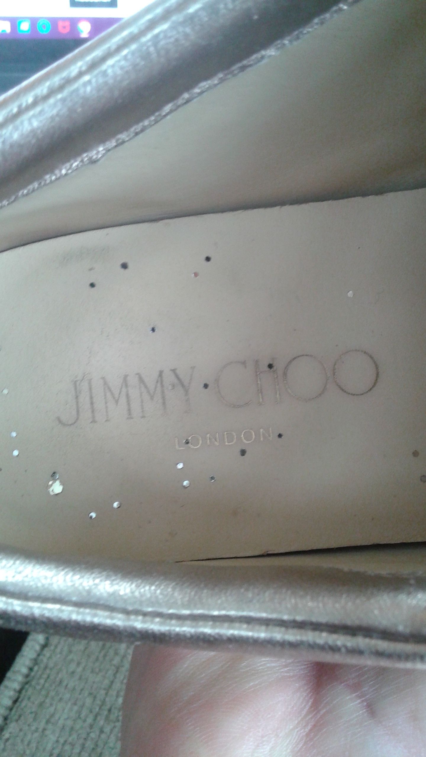 Jimmy Choo JIMMY CHOO WOMEN SNEAKERS GLITER Size US 7 / IT 37 - 6 Thumbnail