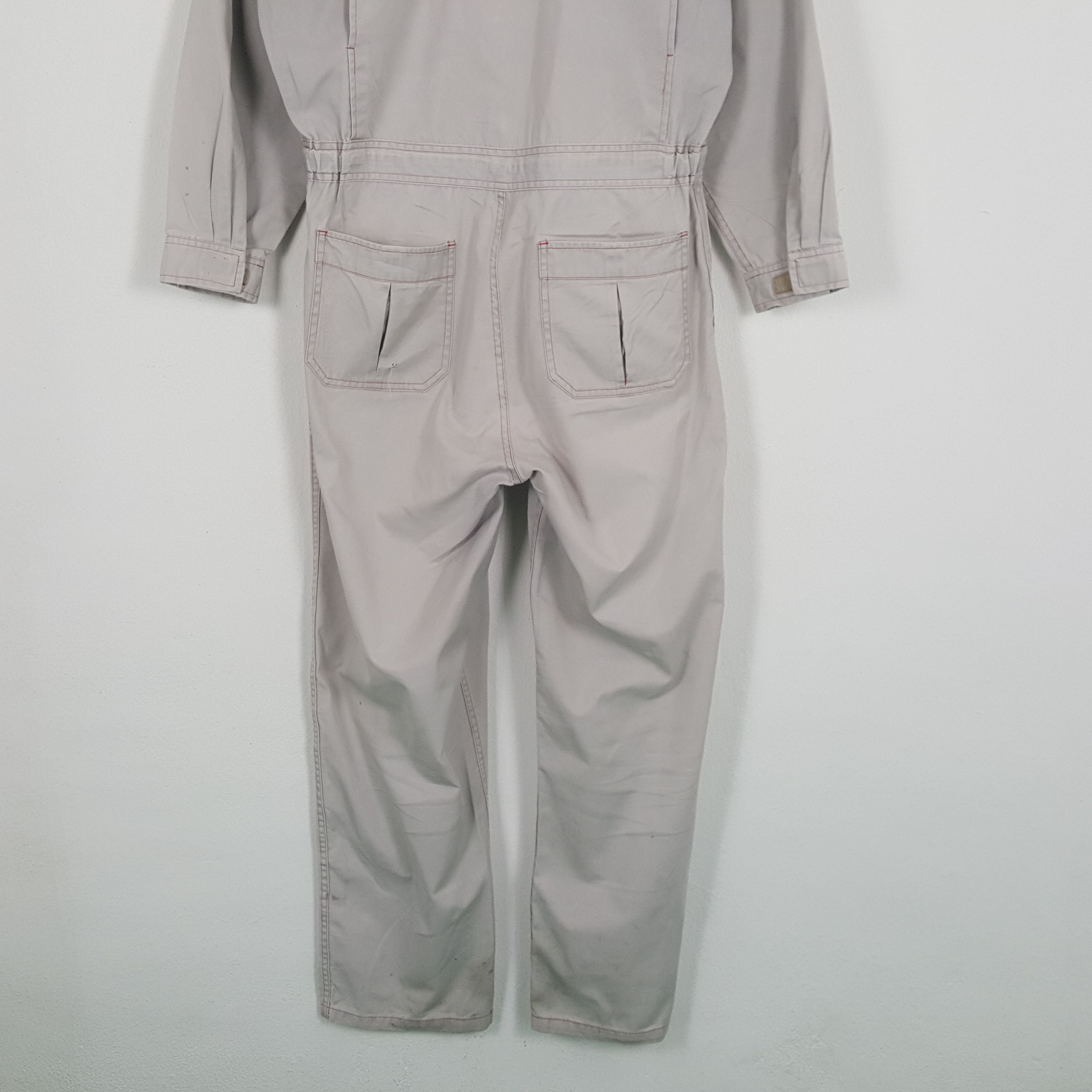 Vintage ISUZU Japanese Motorsports Workwear Coverall Jacket Size US L / EU 52-54 / 3 - 3 Thumbnail