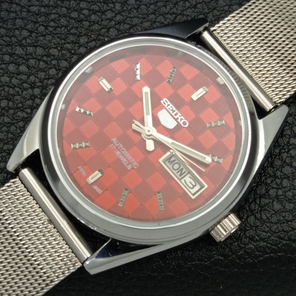 Seiko REFURBISHED VINTAGE SEIKO 5 AUTO JAPAN MENS WATCH a440236 Size 38 - 5 Thumbnail