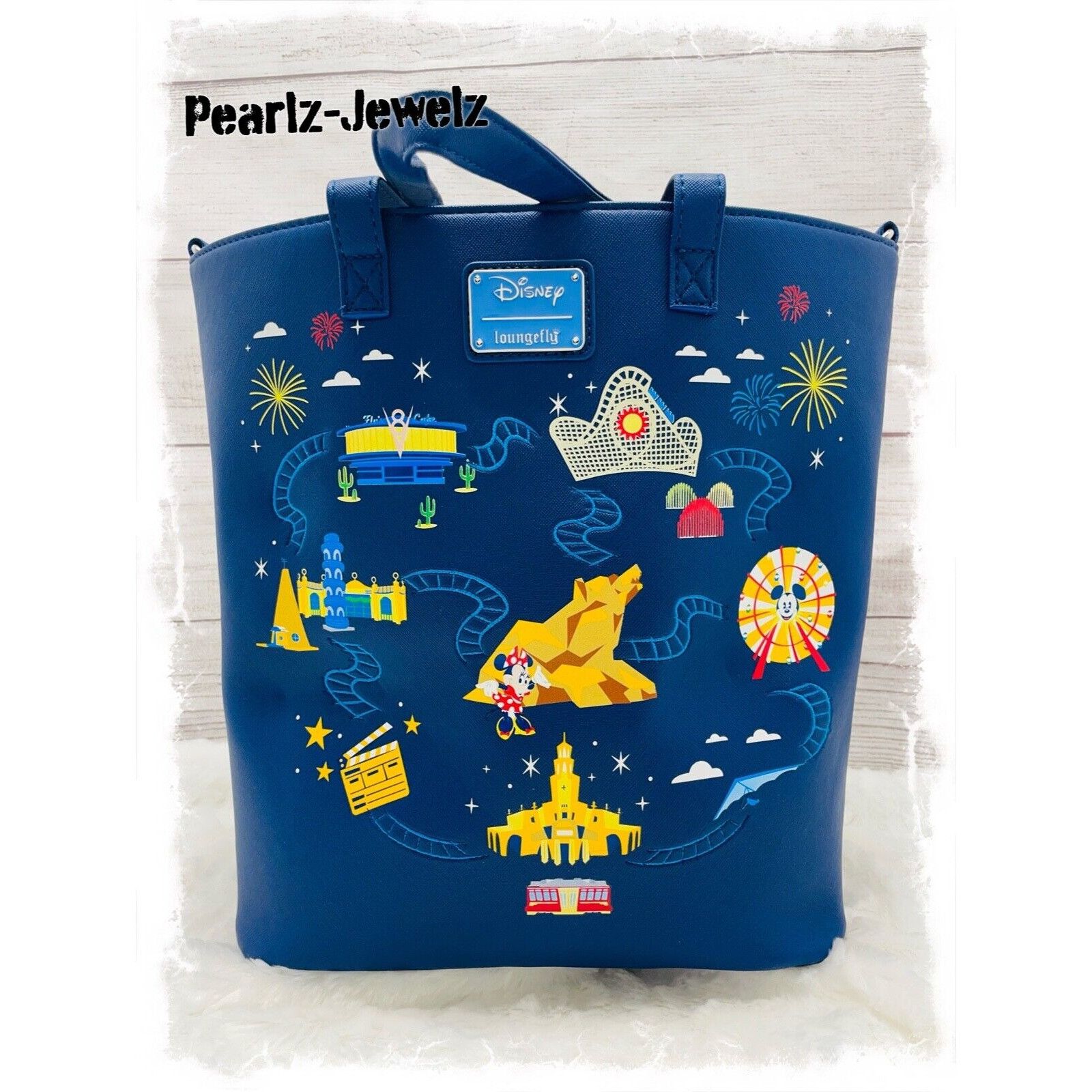 Disney Loungefly Disneyland 65th Anniversary Tote Purse Crossbody H Size ONE SIZE - 2 Thumbnail