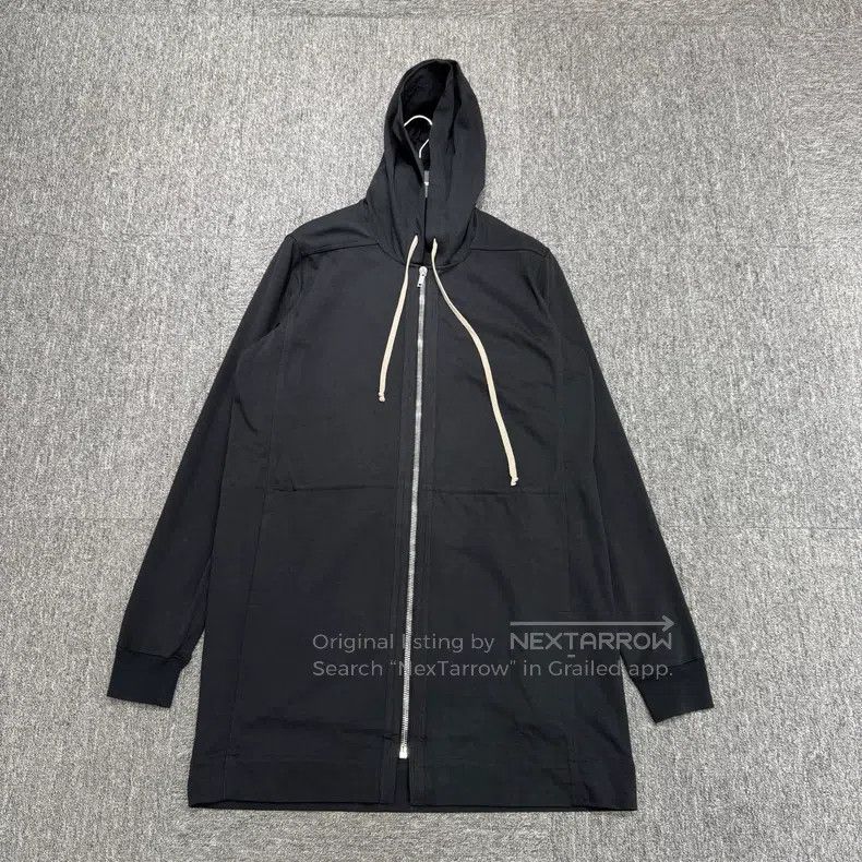 Rick Owens Rick Owens Long hooded sweatshirt Size US XL / EU 56 / 4 - 1 Thumbnail
