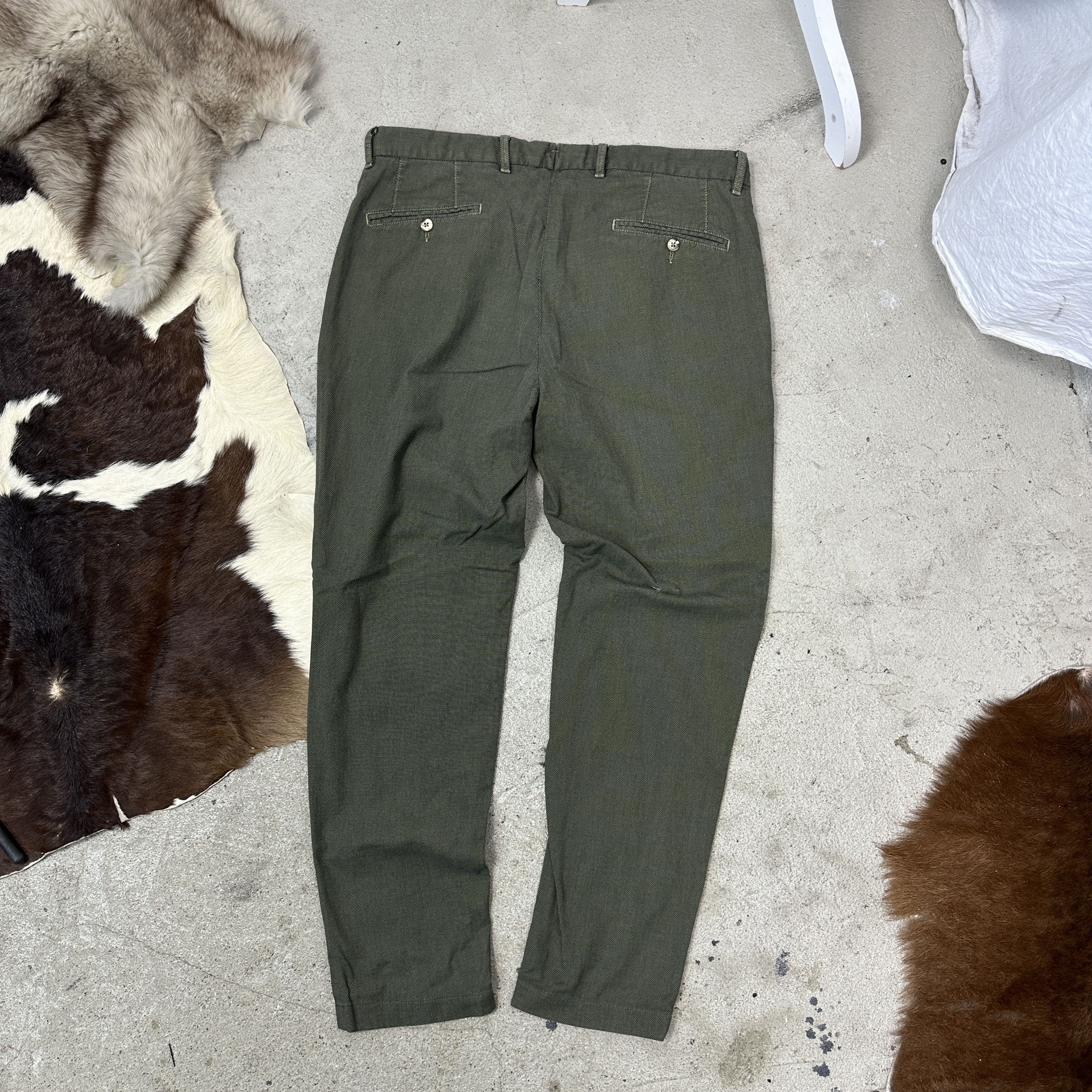 Vintage Vintage Straight LBM 1911 Italian Sartorial Pants 00s Size US 35 - 5 Thumbnail