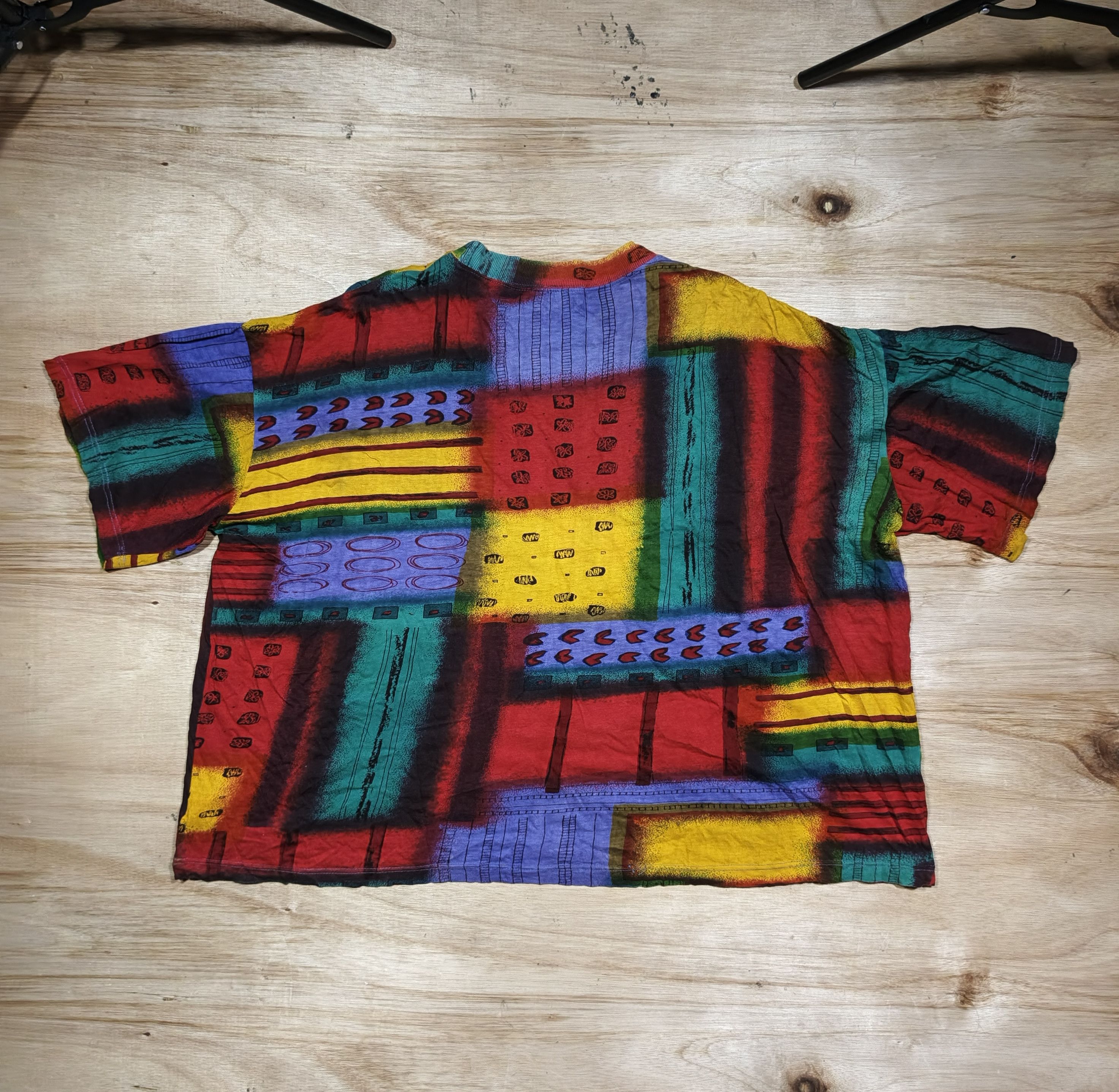 Vintage 90's MAHILA COLLECTIONS Abstract Pattern Aesthetic Size US XL / EU 56 / 4 - 7 Thumbnail