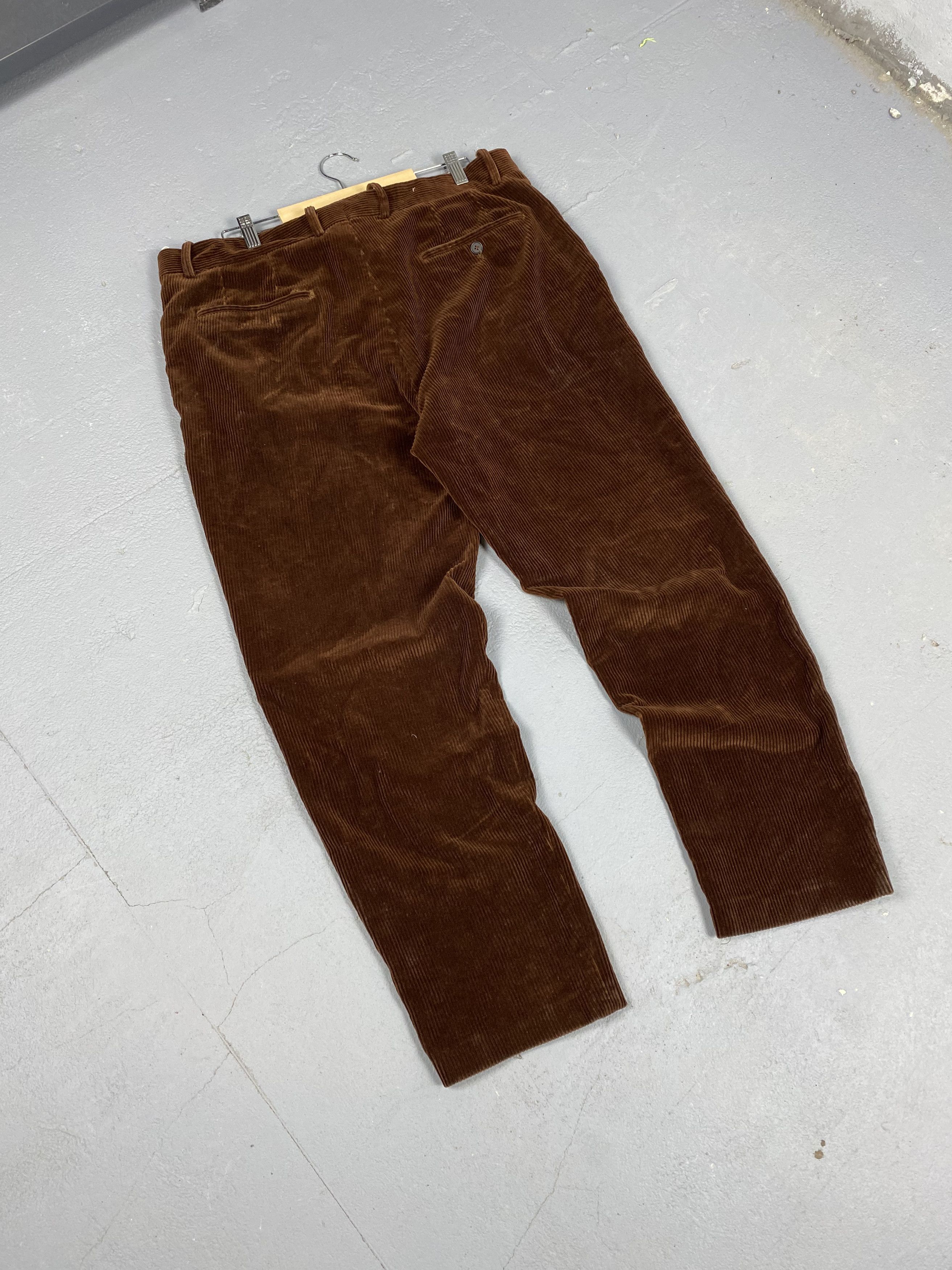 Marni Marni Wide Leg Cropped Corduroy Brown Pants Size US 38 / EU 54 - 14 Thumbnail