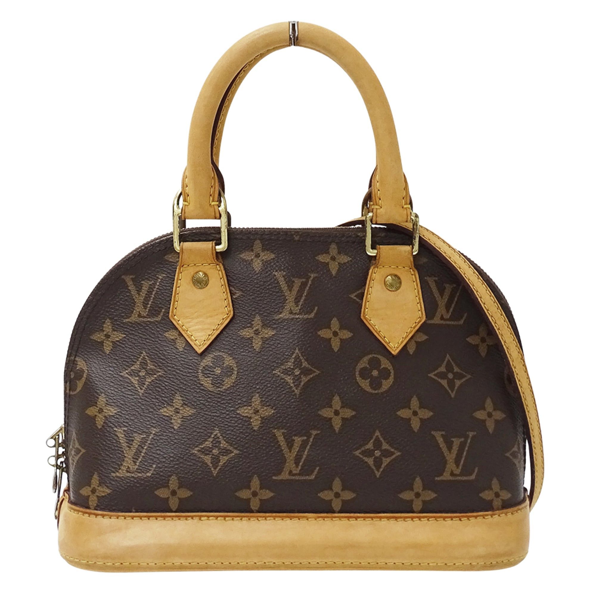 Louis Vuitton Louis Vuitton handbag, Monogram, women's, brand, handbag/shoulder bag, 2-way, Alma BB M53152, brown, mini bag Size ONE SIZE - 1 Thumbnail