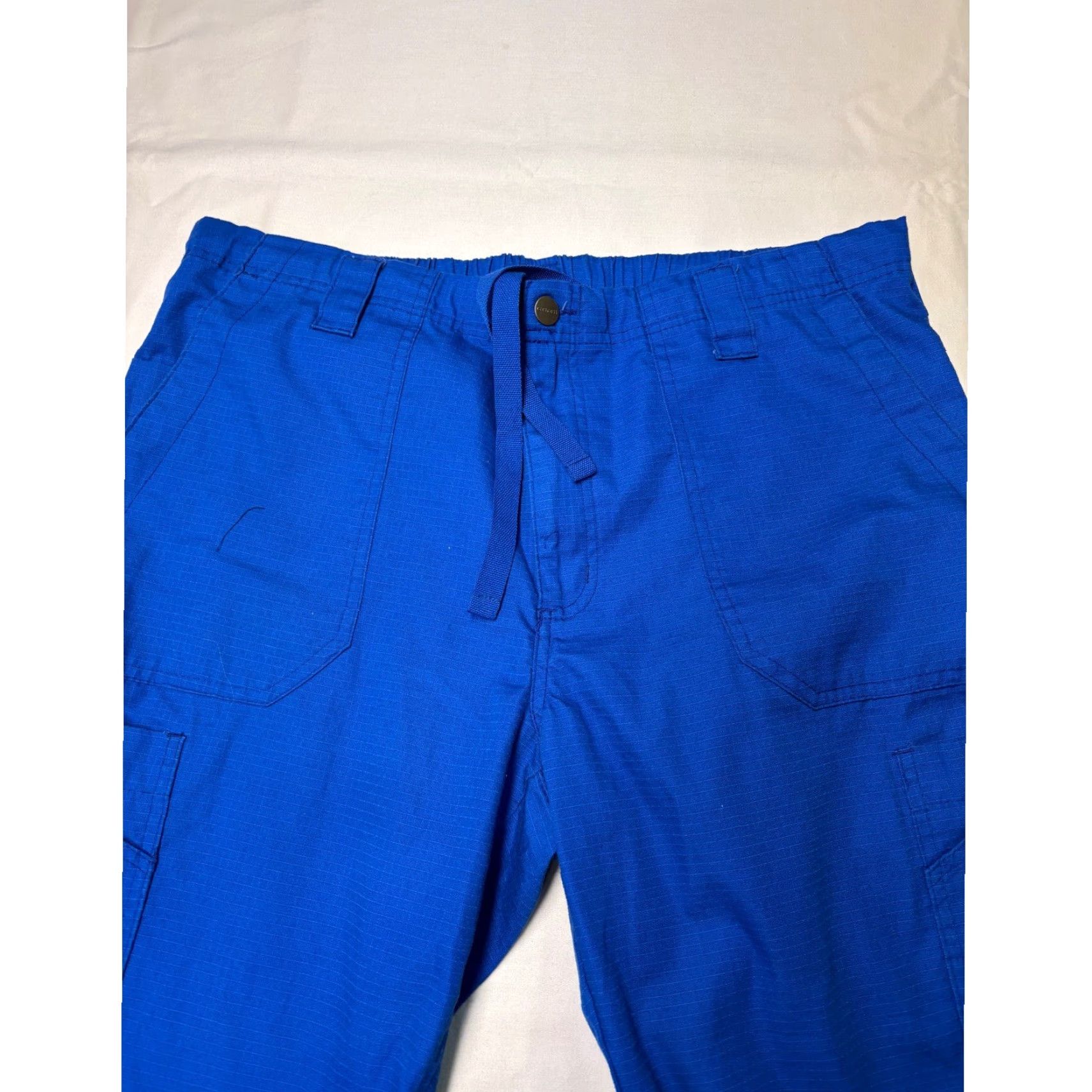 Carhartt VINTAGE? Carhartt Men Royal Blue Cargo Pants Work Utility Cotton Polyester 38X33 Size US 38 / EU 54 - 2 Thumbnail