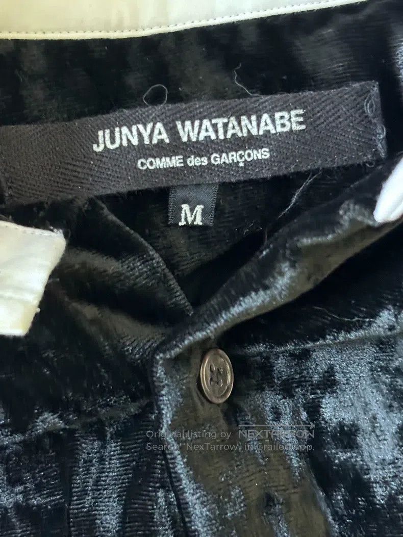 Junya Watanabe Junya Watanabe Rare Velvet Collar Shirt Size M / US 6-8 / IT 42-44 - 5 Thumbnail