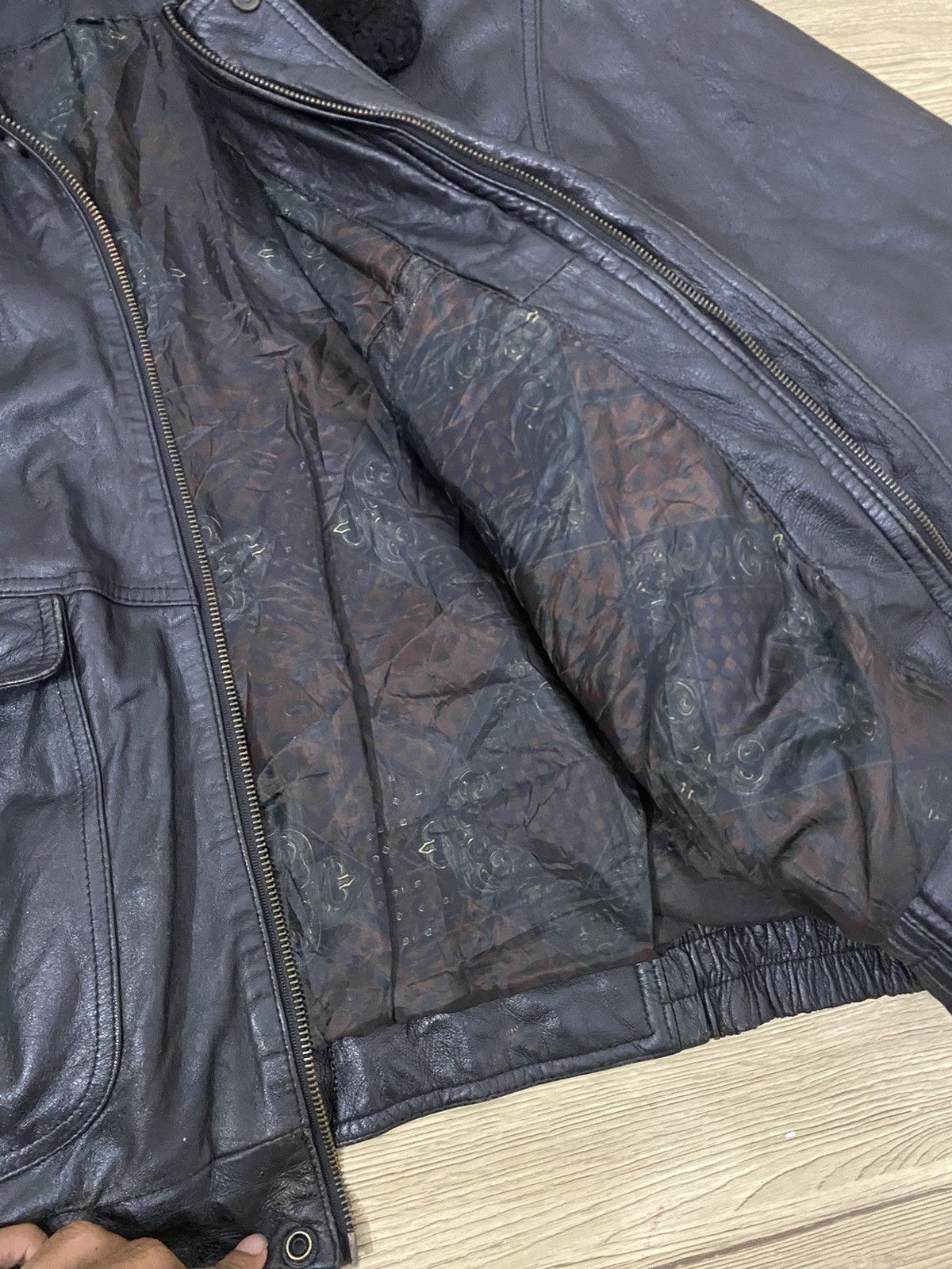 Polo Ralph Lauren × Ralph Lauren 💥Vintage💥Polo Ralph Laurent Leather Jacket Size US L / EU 52-54 / 3 - 11 Thumbnail