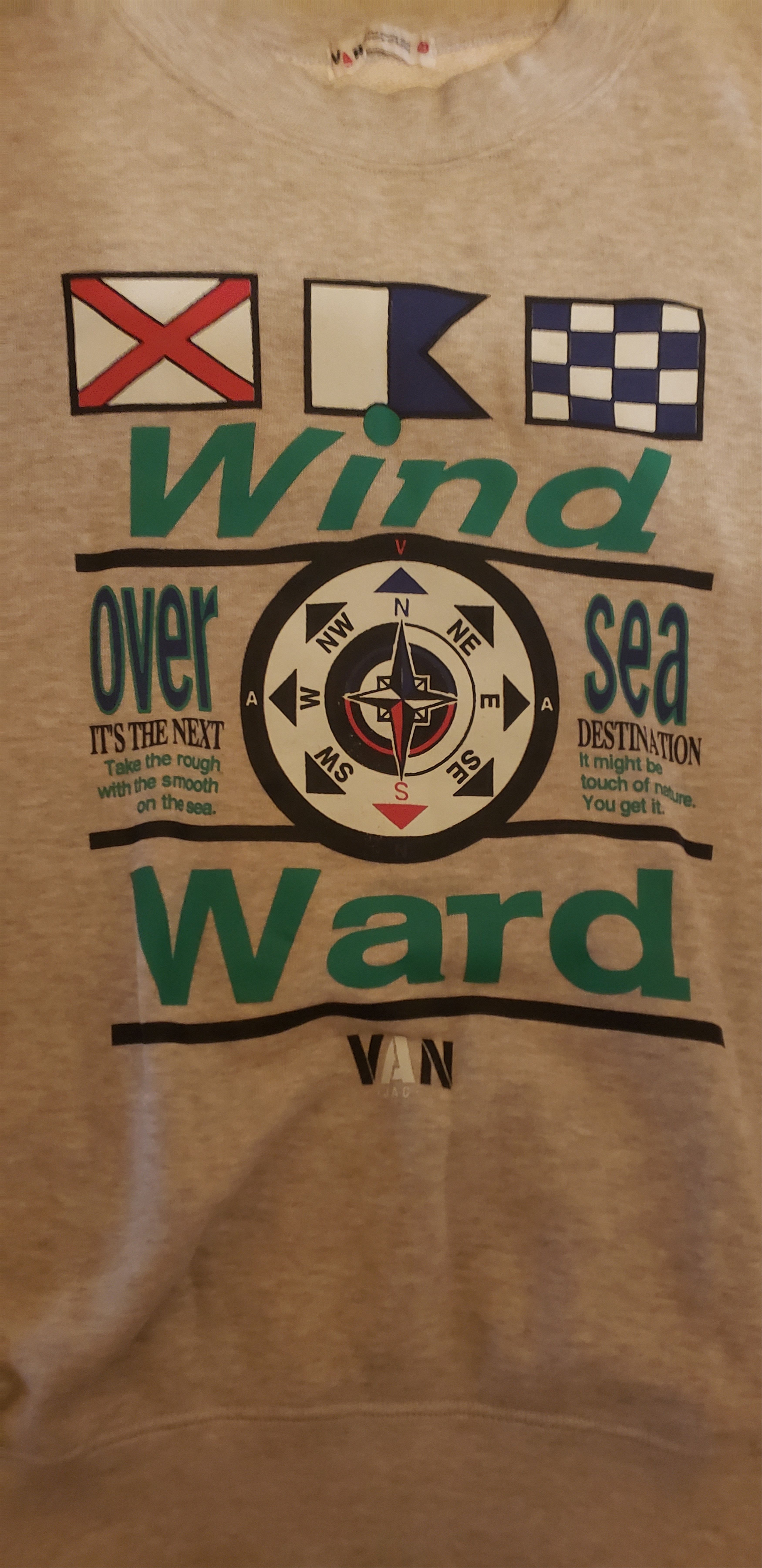 Japanese Brand Windward Overseas Crewneck Size US M / EU 48-50 / 2 - 3 Thumbnail