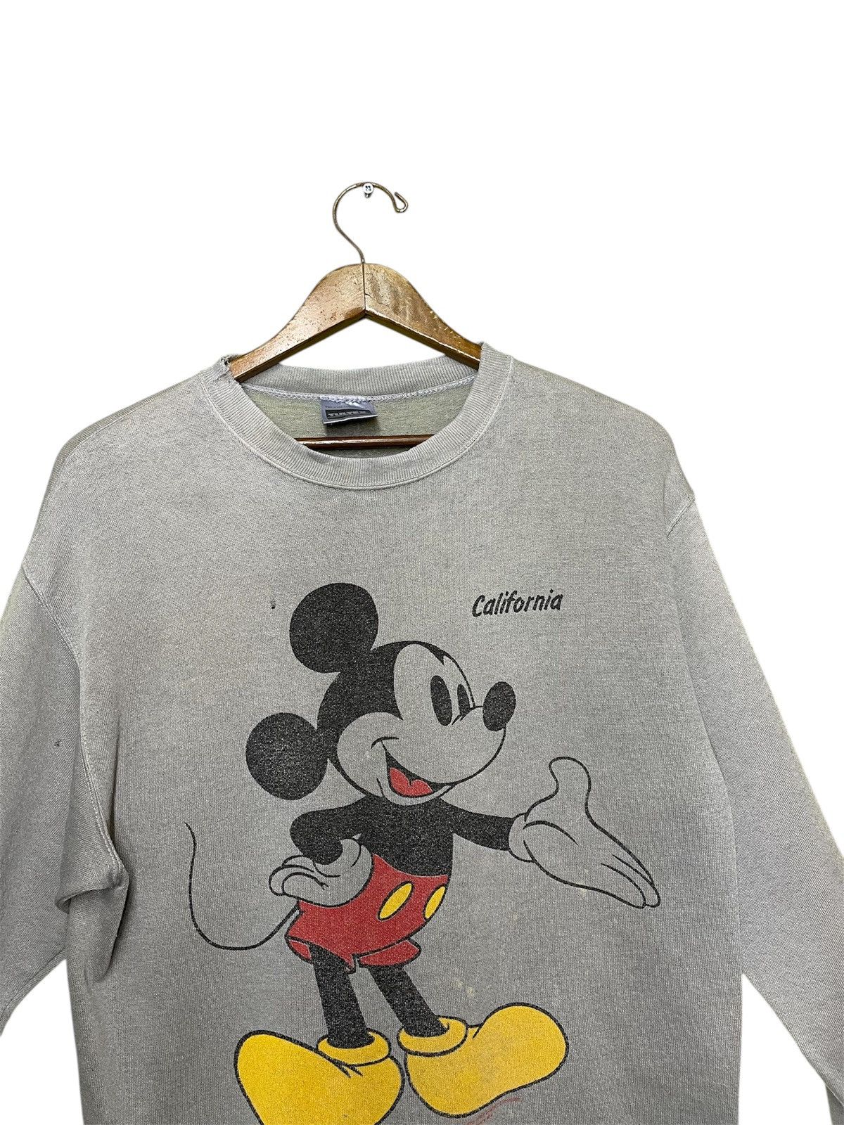 Cartoon Network × Disney × Mickey Mouse Disney mickey mouse crewneck big logo print sweatshirt Size US M / EU 48-50 / 2 - 4 Thumbnail
