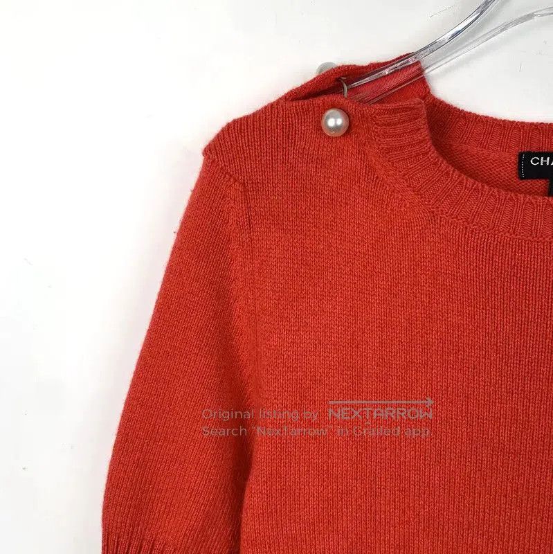 Chanel Chanel Red Cashmere Dress for Women . Size XXS / US 00 / IT 34 - 3 Thumbnail