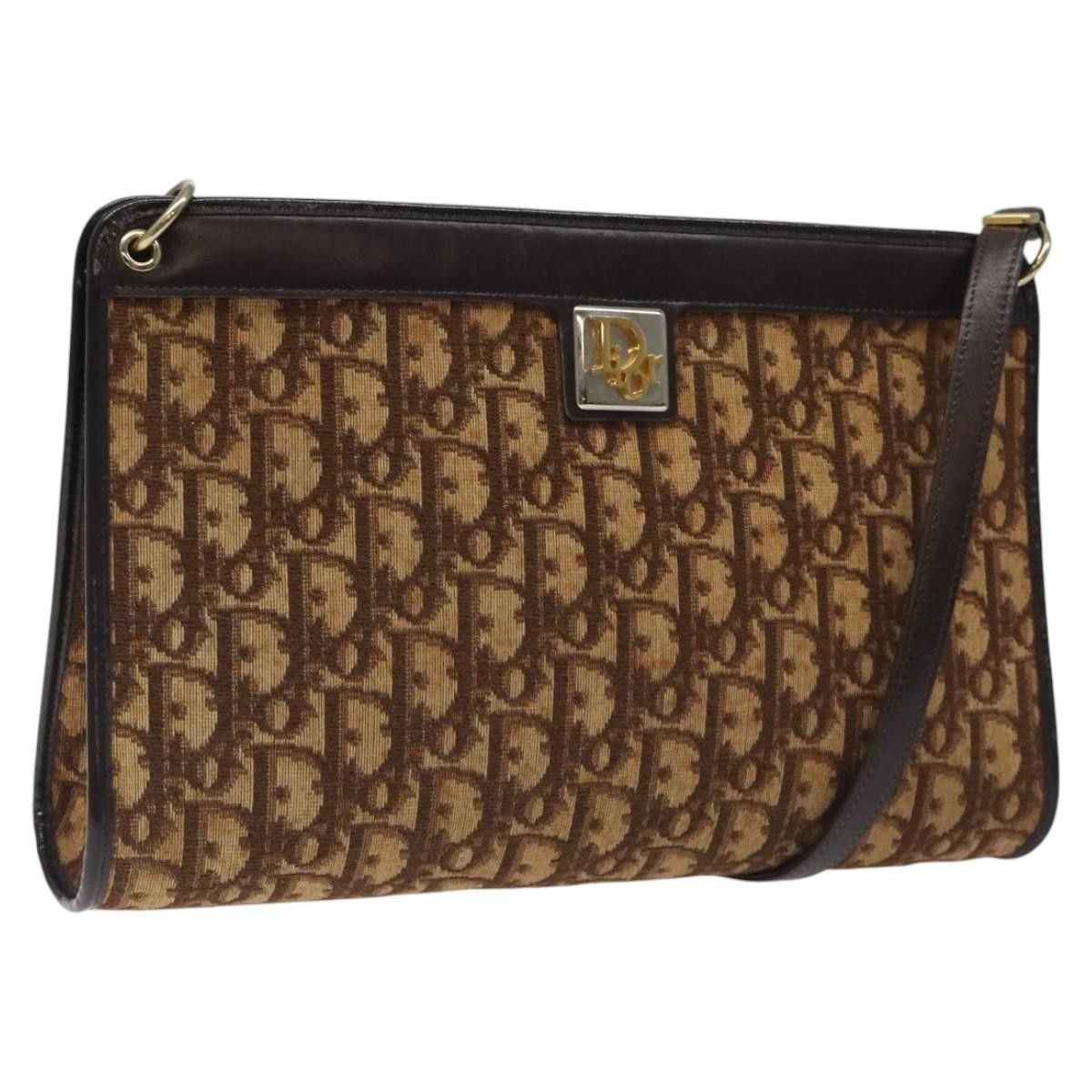 Dior Christian Dior Vintage Trotter Shoulder Bag Canvas Size ONE SIZE - 1 Thumbnail