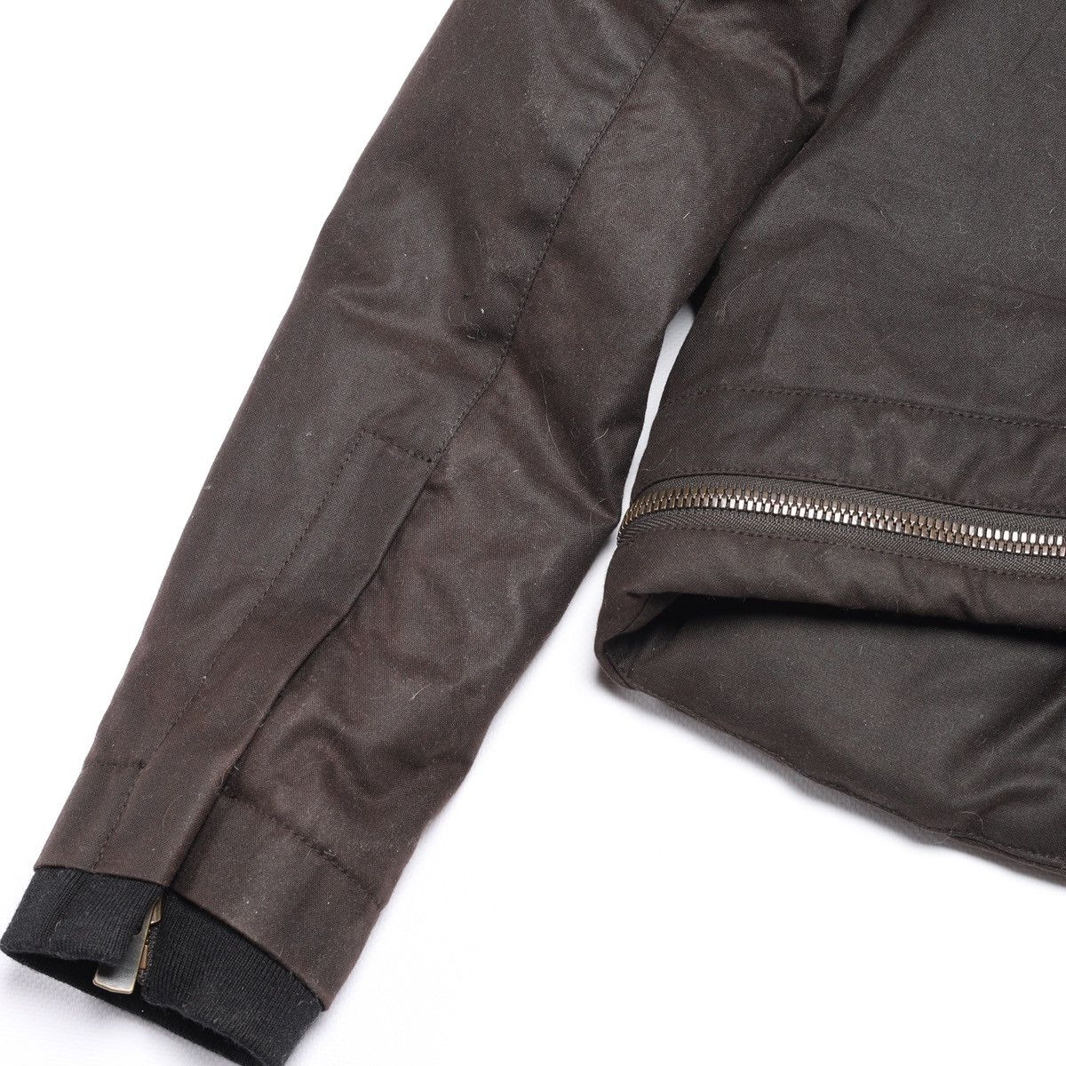 Givenchy Givenchy Archive Brown Fleece Lined Flight Jacket Zipper Size XS / US 0-2 / IT 36-38 - 23 Thumbnail