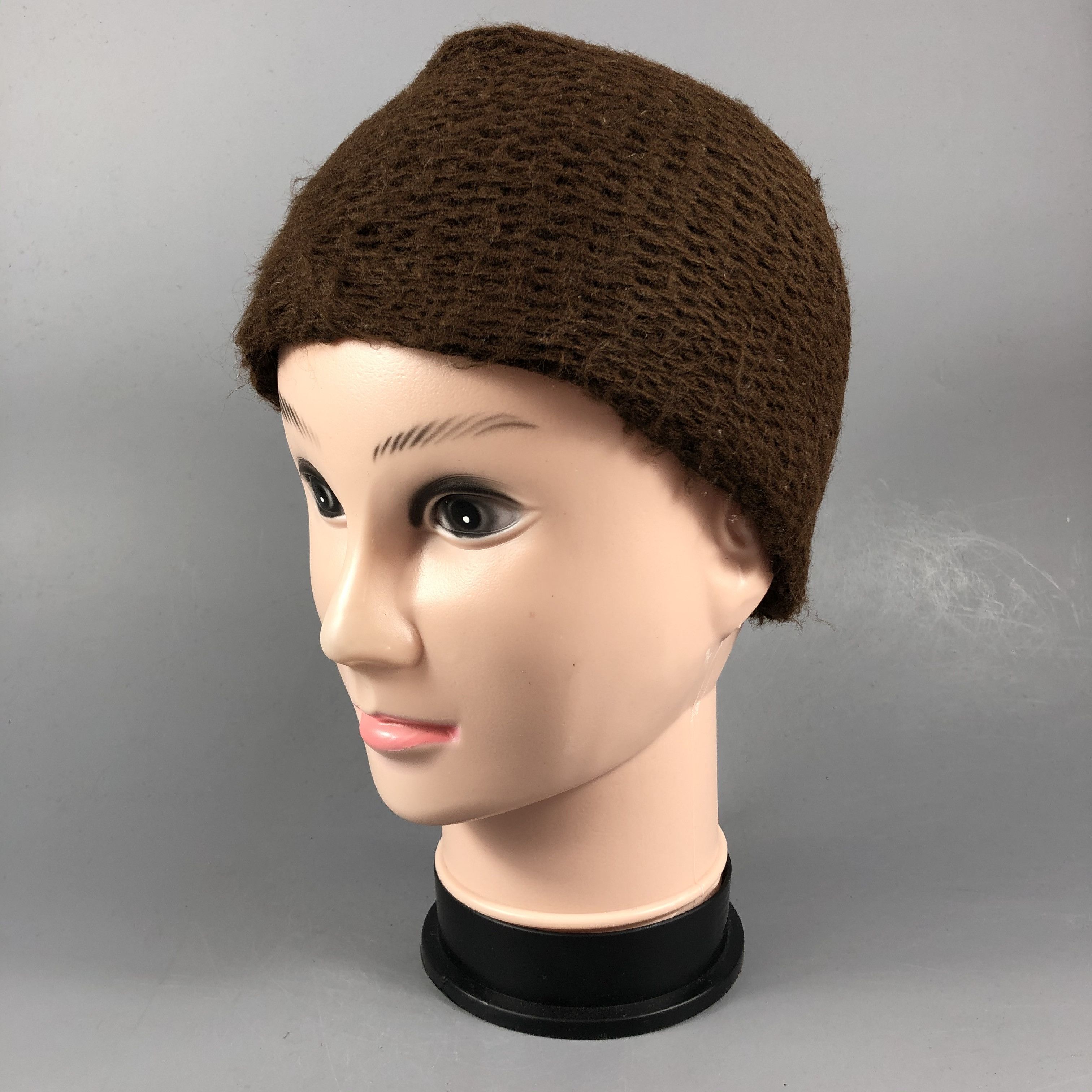Japanese Brand × Vintage Vintage Crochet Plain Beanie Size ONE SIZE - 2 Thumbnail