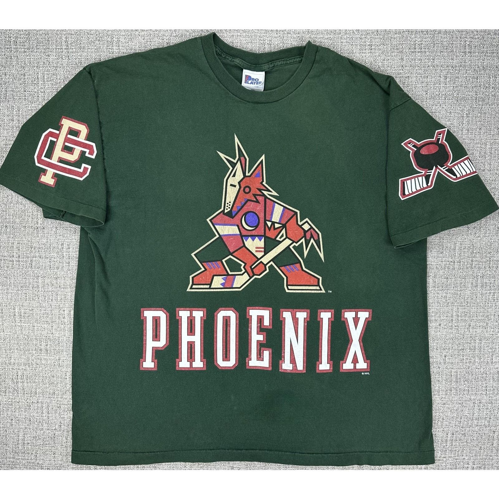 Pro Player Vintage Phoenix Coyotes Shirt Mens 2XL Pro Player Kachina Size US XXL / EU 58 / 5 - 2 Thumbnail