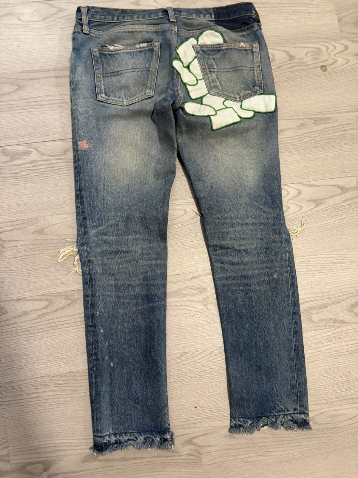 Undercover Undercover SS05 But Beautiful “Graffiti Patch” Denim Size US 29 - 5 Thumbnail