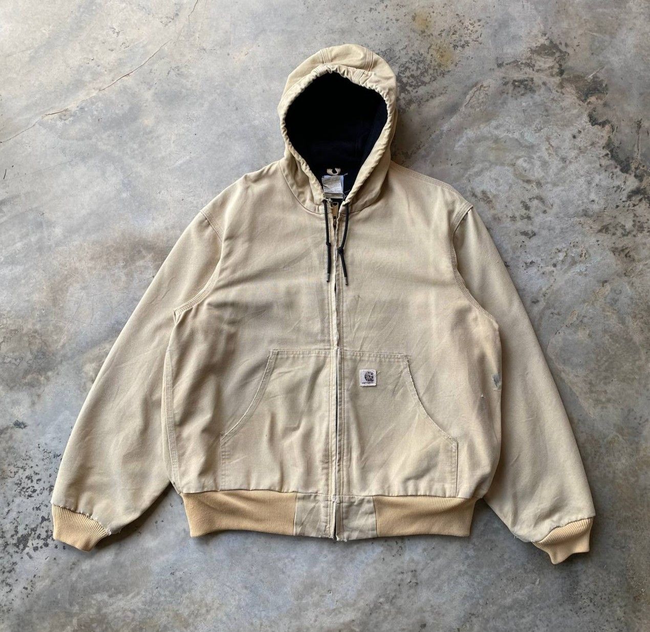 Carhartt × Vintage VINTAGE CARHARTT CANVAS JUMPER TRASHED DISTRESSED HOODIE Size US L / EU 52-54 / 3 - 2 Thumbnail
