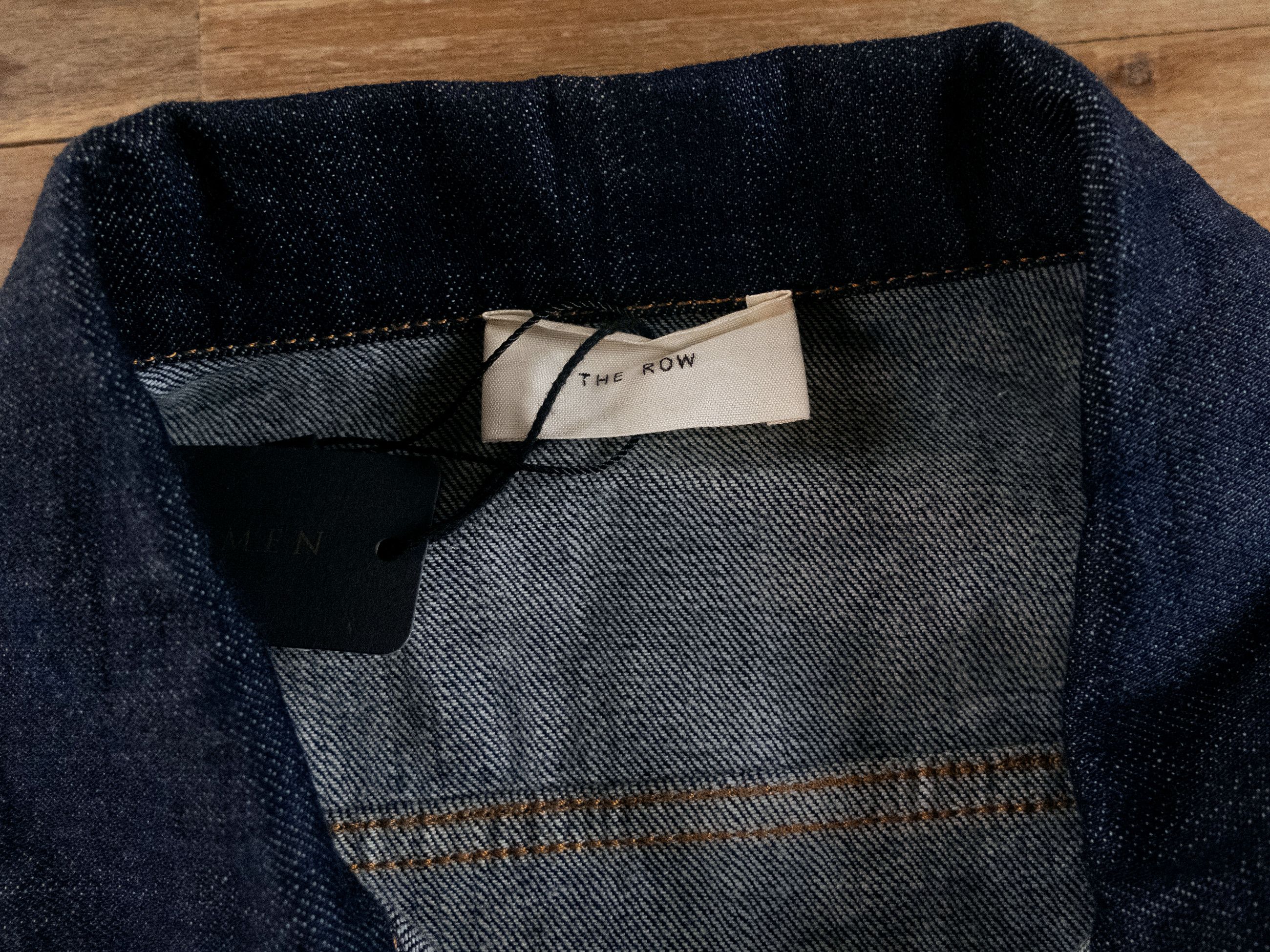 The Row THE ROW Ness navy blue oversized denim jacket Large q Size L / US 10 / IT 46 - 7 Thumbnail