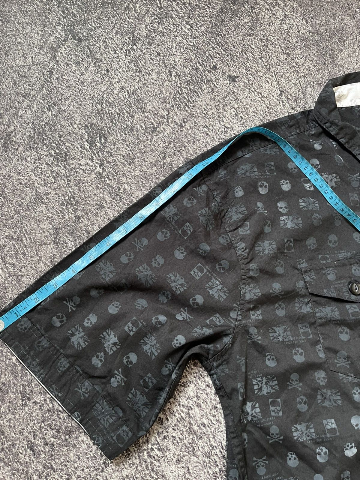 Japanese Brand Y2K SPLENDID SATISFACTION IFSIXWASNINE SKULL SHIRT Size US XL / EU 56 / 4 - 9 Thumbnail
