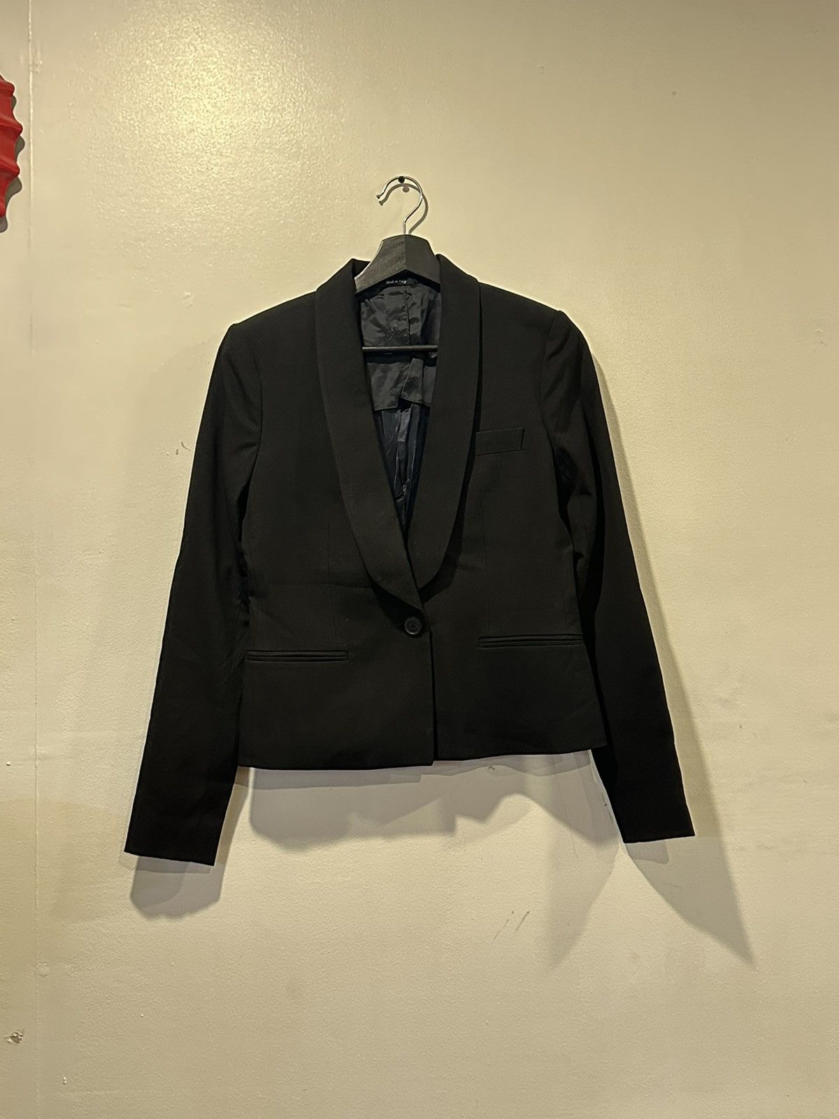 image of Maison Margiela - Women’S Wool Blazer in Black, Women's (Size Small)