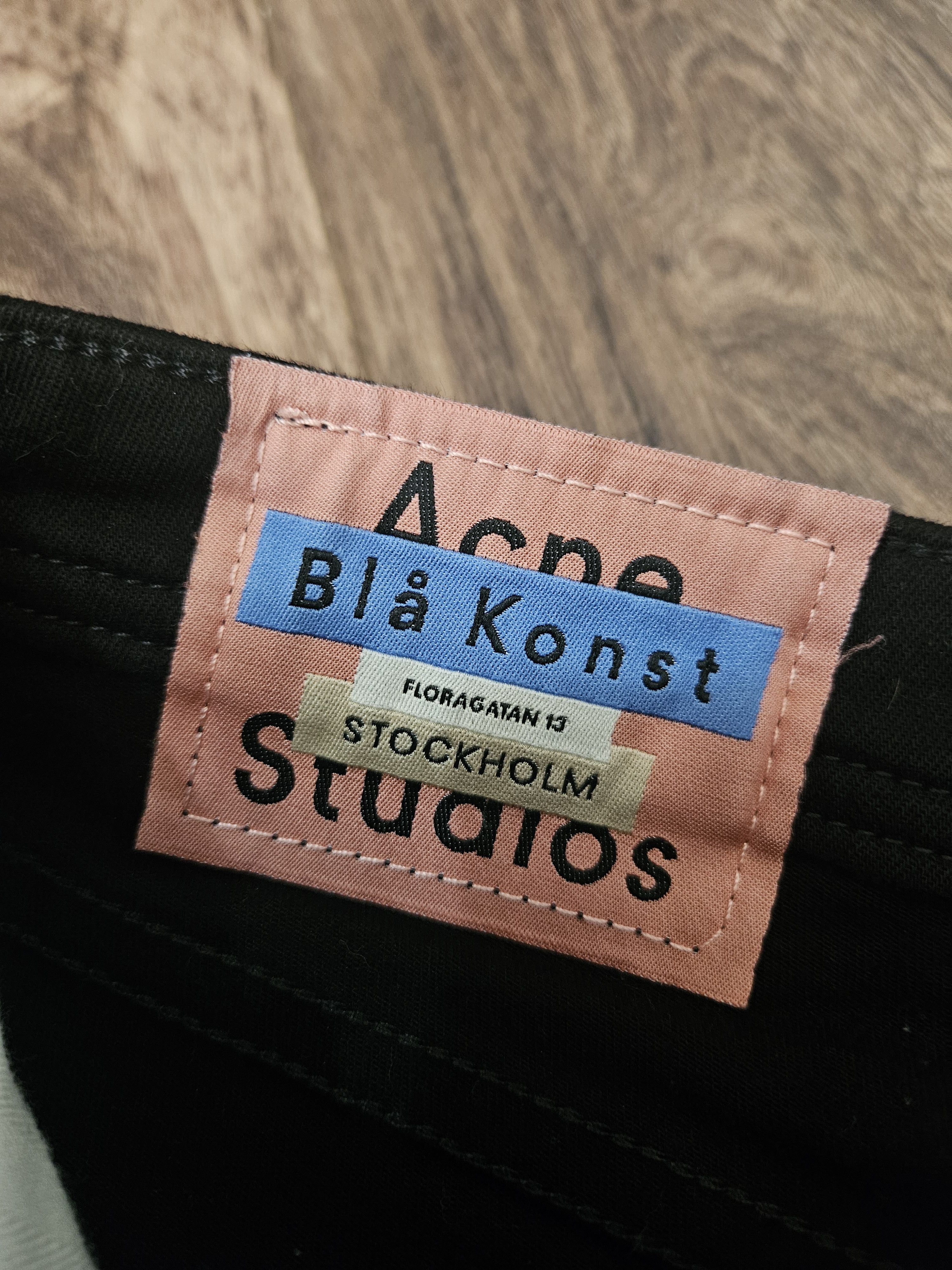 Acne Studios Blå Konst Back Patch Climb Stay Black Denim Jeans Size US 30 / EU 46 - 9 Thumbnail