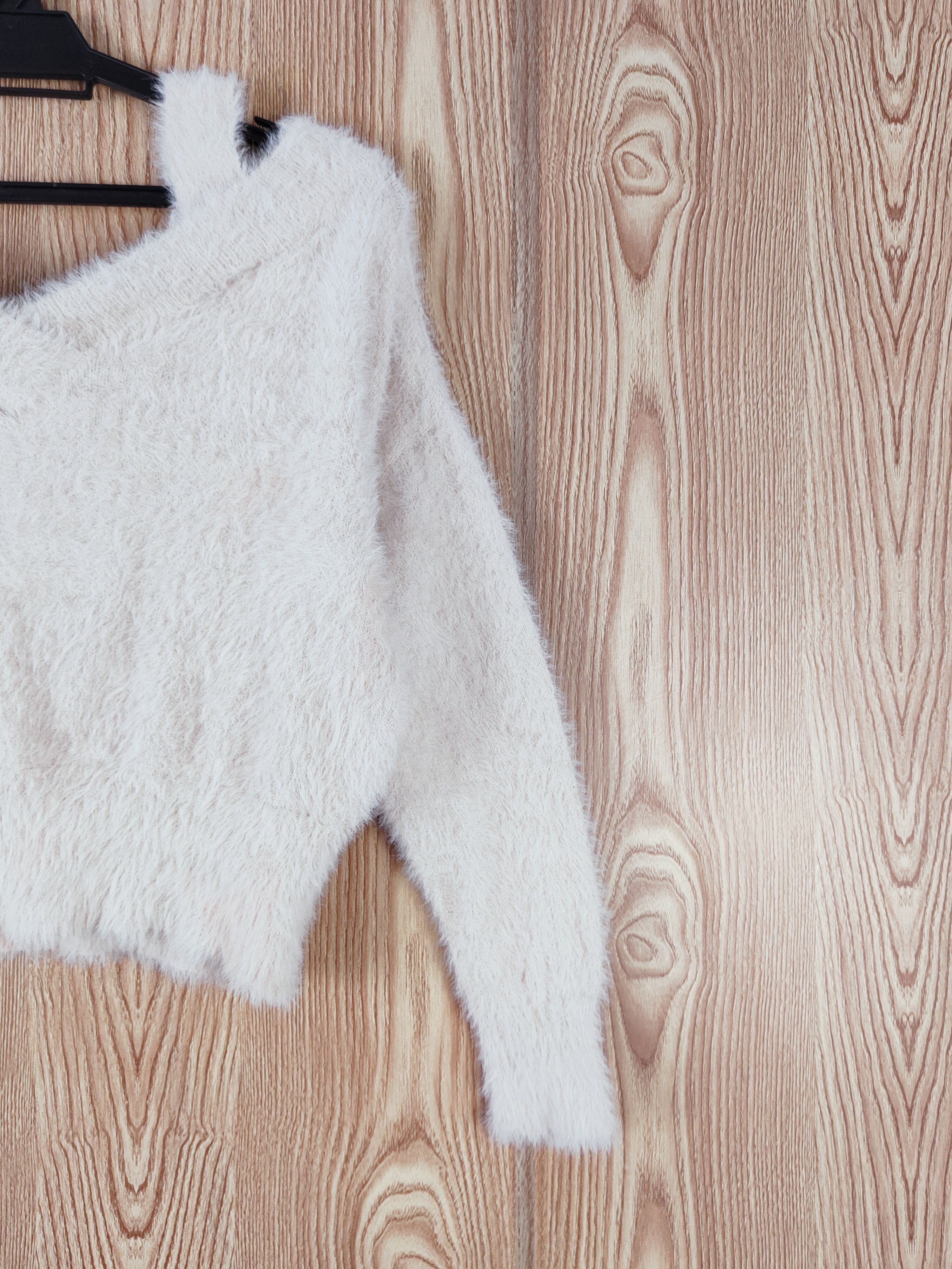 Japanese Brand × Lip Service × Vintage Lip Service Orange Faded Fur Mohair Knitwear Crop Tops Size M / US 6-8 / IT 42-44 - 9 Thumbnail