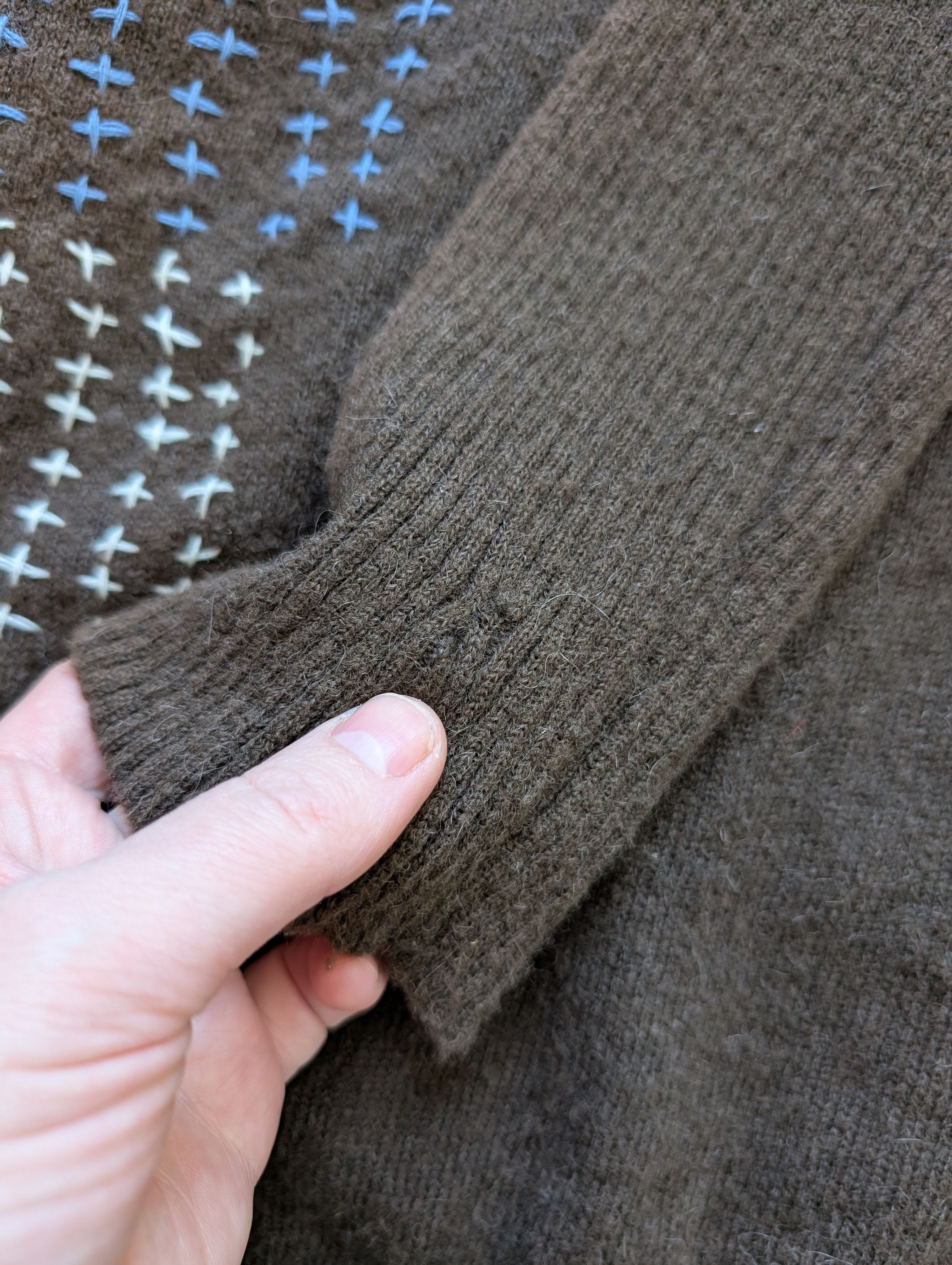 Rick Owens Rick Owens Cardigan Custom Handmade Sashiko Style FW 09 Size S / US 4 / IT 40 - 13 Thumbnail