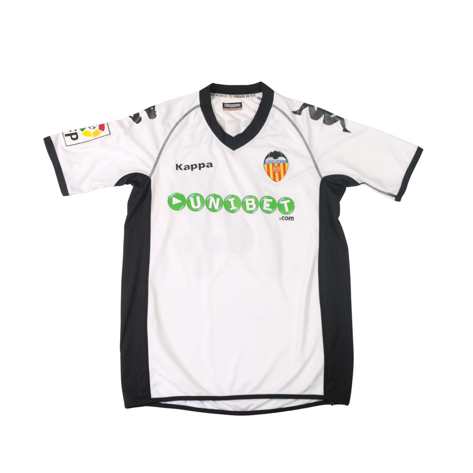 Kappa 2010/11 Valencia Home Shirt Vicente (S) Size US S / EU 44-46 / 1 - 2 Thumbnail