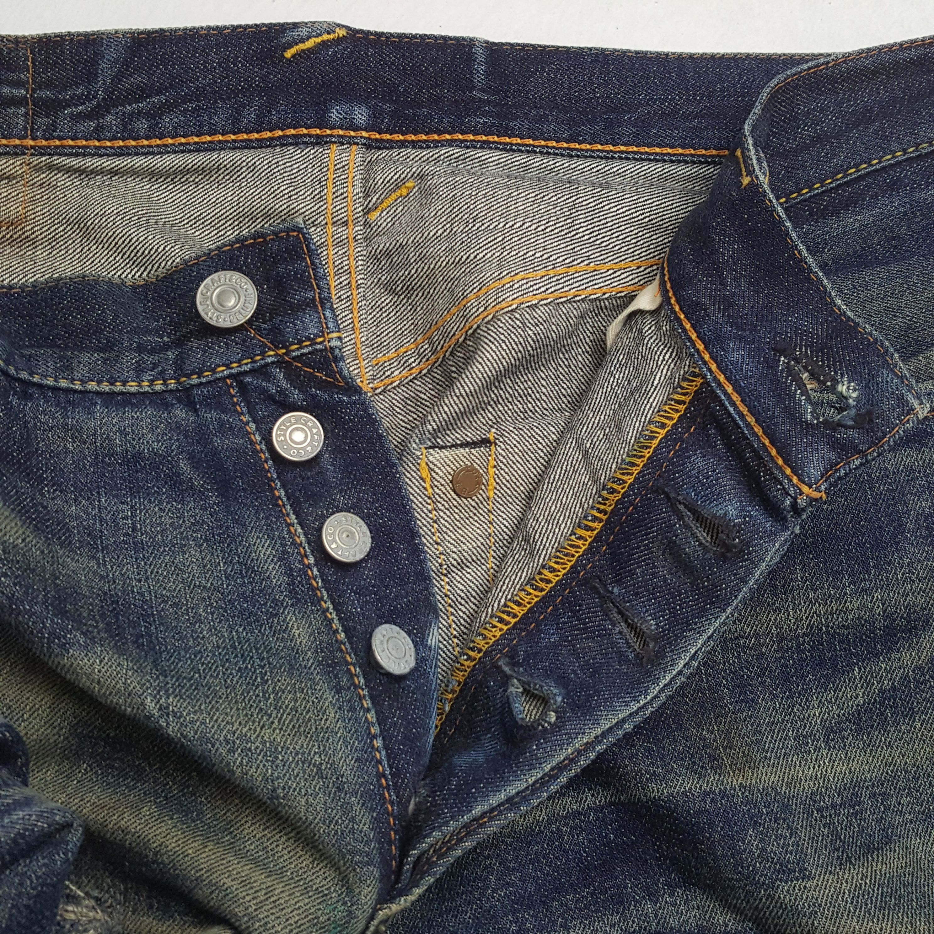 Vintage EVISU Japanese Brand Streetwear Custom Daicock Jeans Size US 29 - 13 Thumbnail