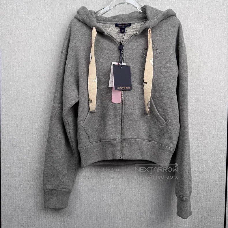Louis Vuitton Louis Vuitton Ski Collection Gray Zip Sweatshirt Size US M / EU 48-50 / 2 - 1 Thumbnail
