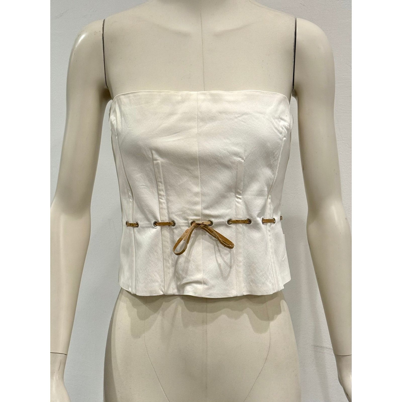 Gianfranco Ferre 2000s Gianfranco Ferré lace-up set corset + pants Size US 32 / EU 48 - 1 Thumbnail