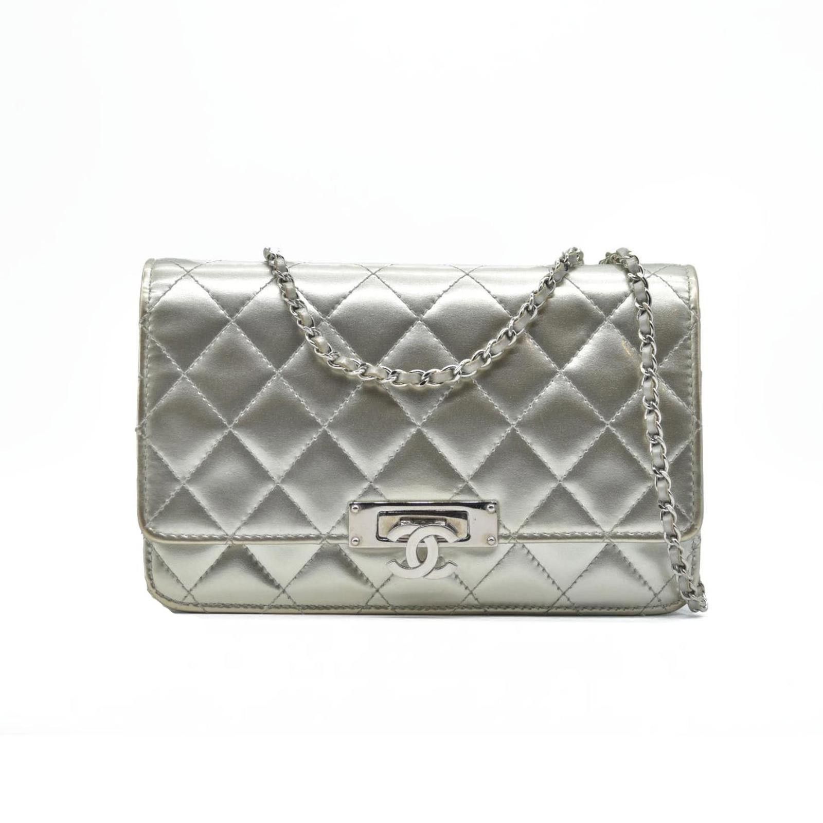 Chanel Chanel Patent Quilted Golden Class Wallet on Chain WOC Size ONE SIZE - 1 Thumbnail