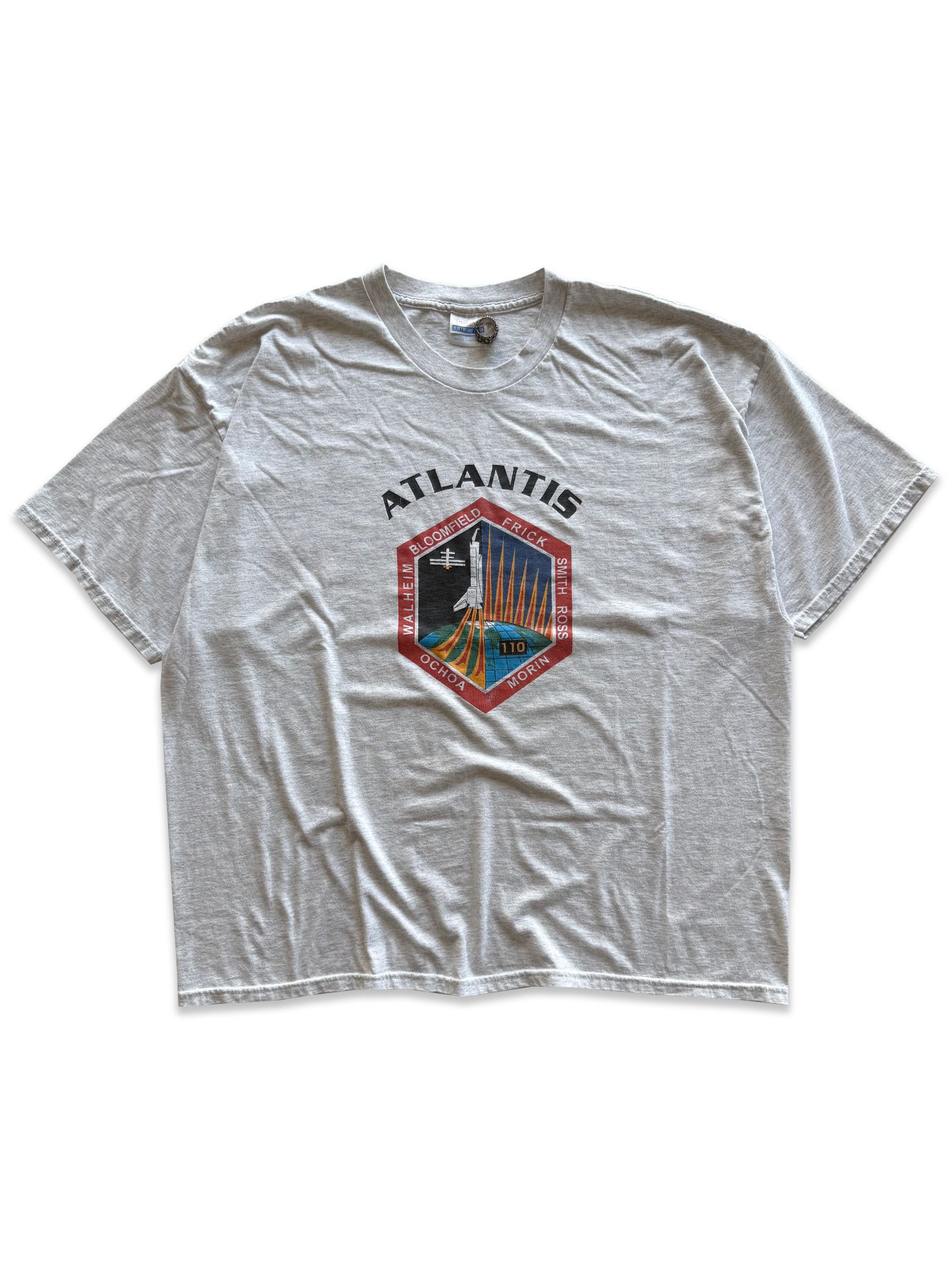 Vintage 2002 Vintage NASA Atlantis STS-110 Tee Size US XXL / EU 58 / 5 - 1 Thumbnail