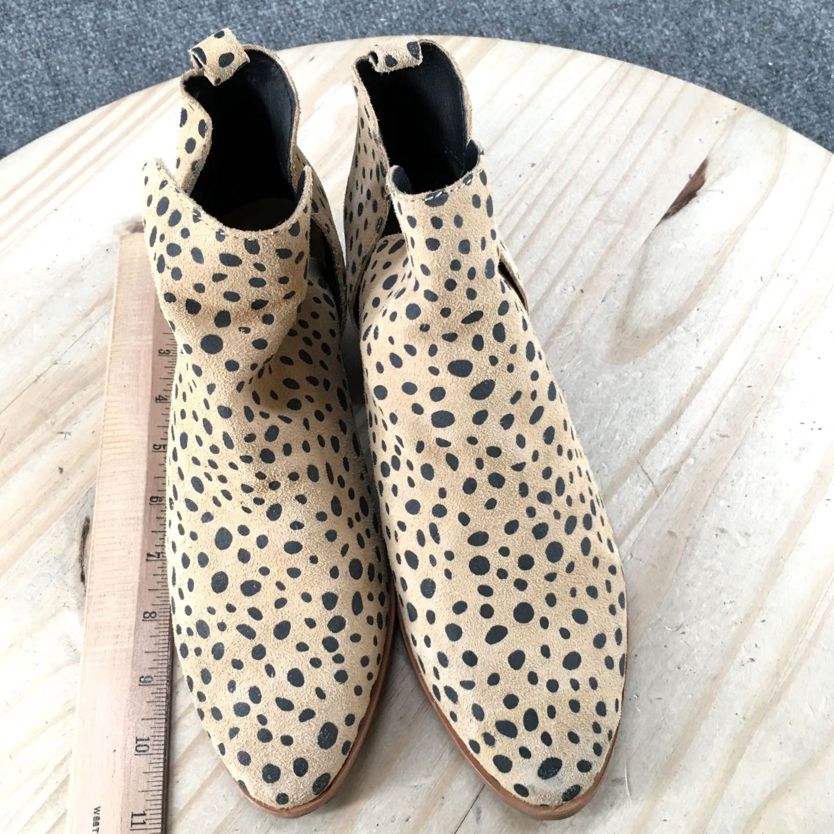 Dolce Vita Dolce Vita Boots Womens 7.5 M Kaidie Ankle Booties Leopard Beige Leather N/A Size US 8 / IT 38 - 7 Thumbnail
