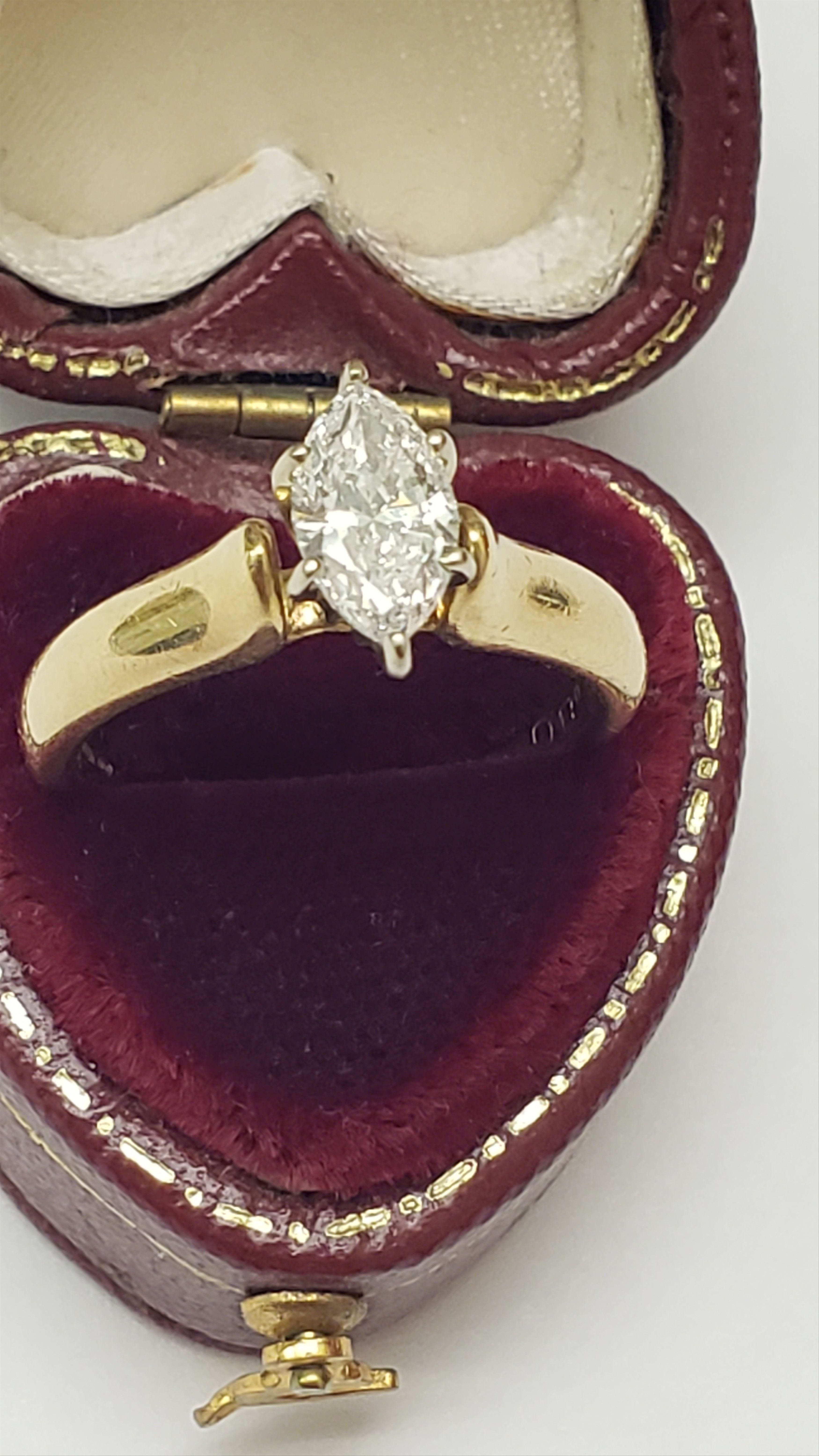 Other $6000 GIA Certified!14k Y/G.80ct Dia(E Color rare!) Ring Size ONE SIZE - 1 Thumbnail