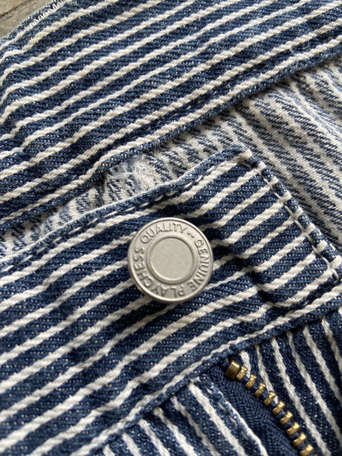 Carhartt 2000s Carhartt Style - Hickory Stripe Carpenter Pants Size US 33 - 5 Thumbnail