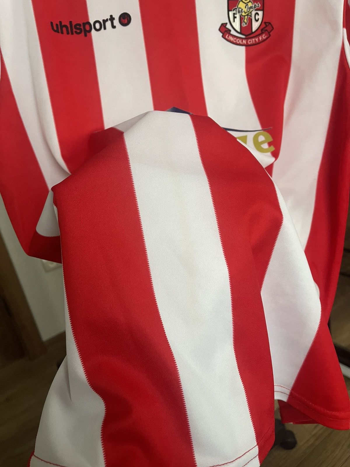 Other 2006/2007 Uhlsport Lincoln City FC Soccer Jersey Vintage Tee Size US M / EU 48-50 / 2 - 13 Thumbnail