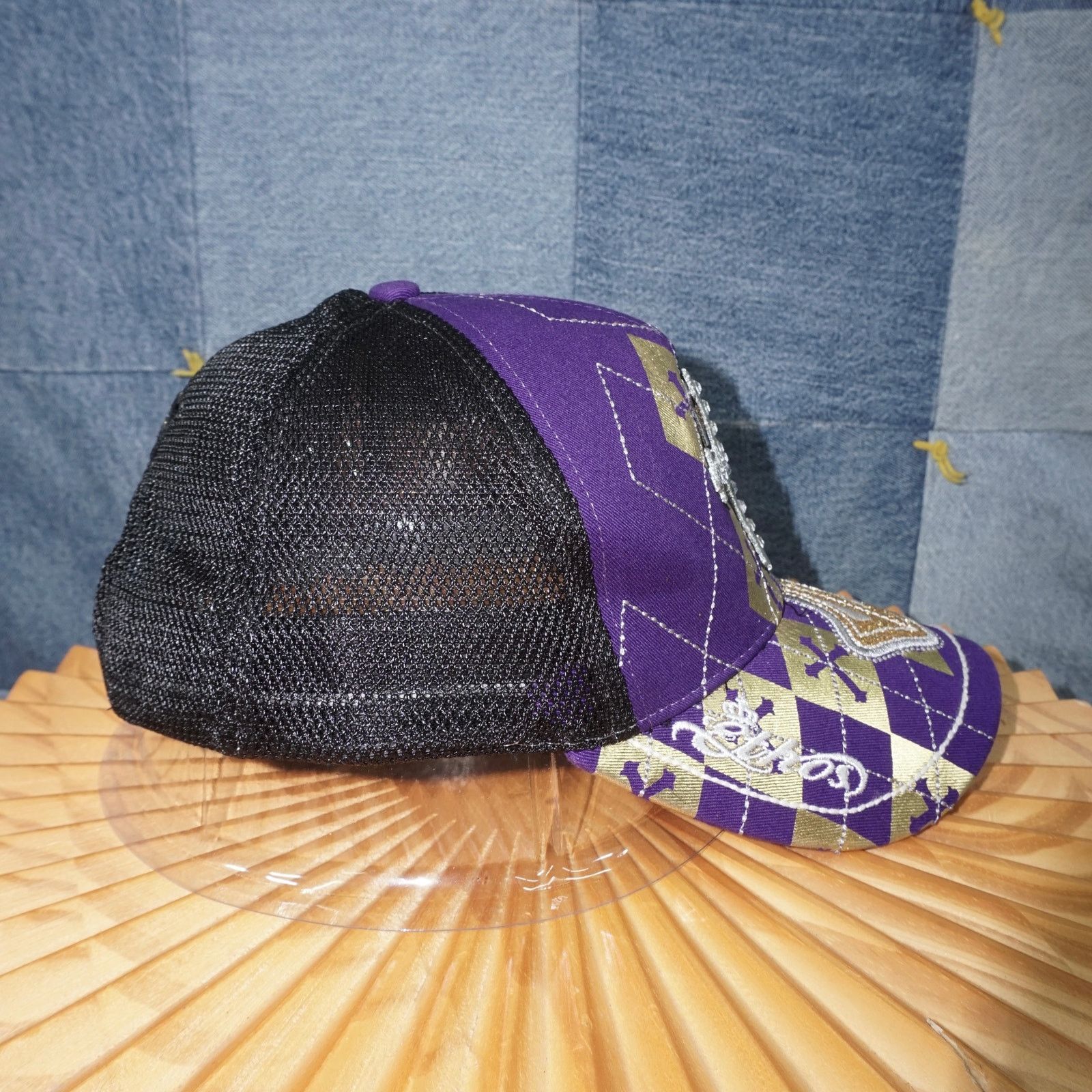 Vintage OSFA - Vintage / Y2K KB ethos plaid grunge cross 2000s hat Size ONE SIZE - 4 Thumbnail