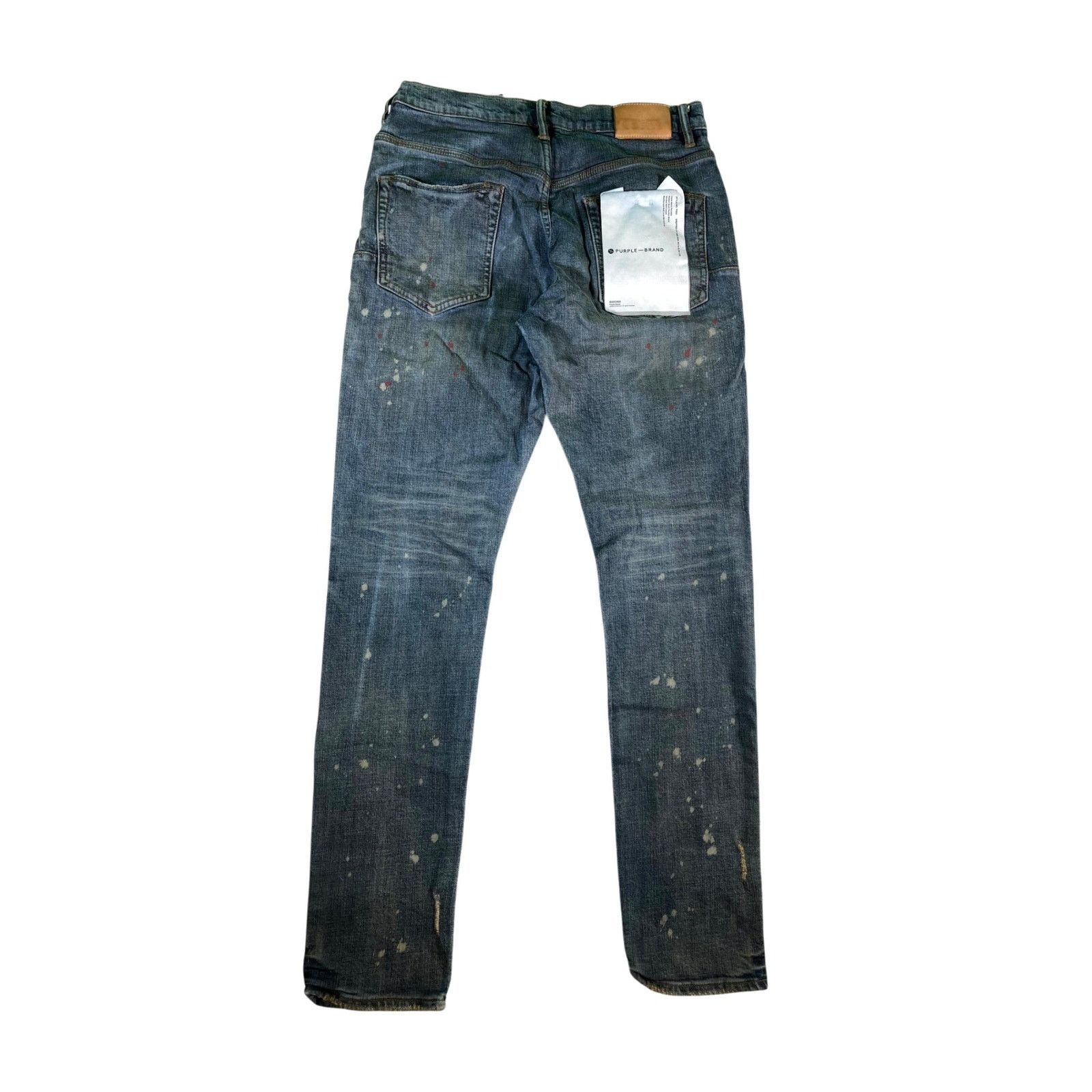 Purple Brand Purple Brand Splatter Blue & Red Jeans Size US 31 - 2 Thumbnail