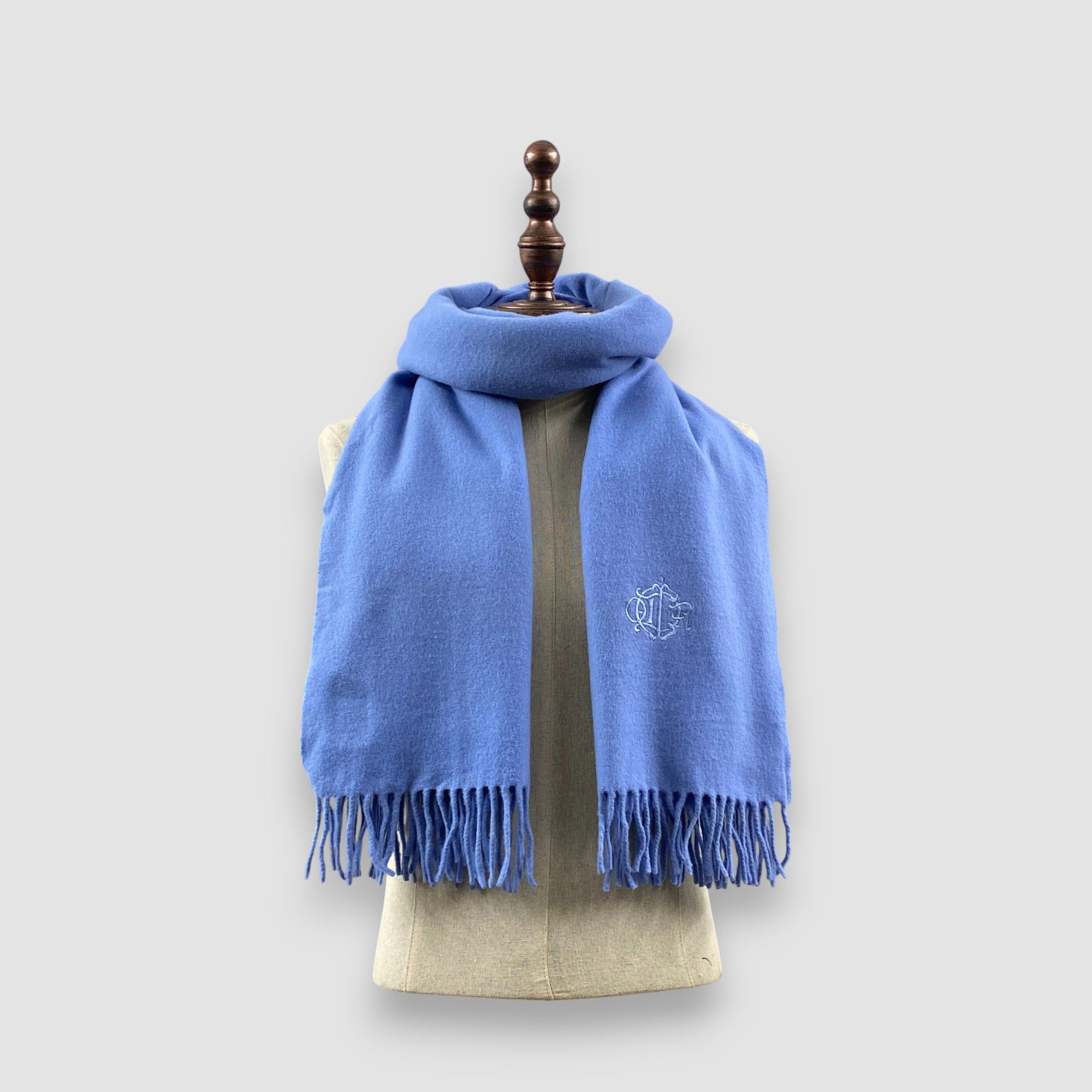 Japanese Brand Vintage Christian Dior Scarf Muffler Wool Wraps Scarves Size ONE SIZE - 1 Thumbnail