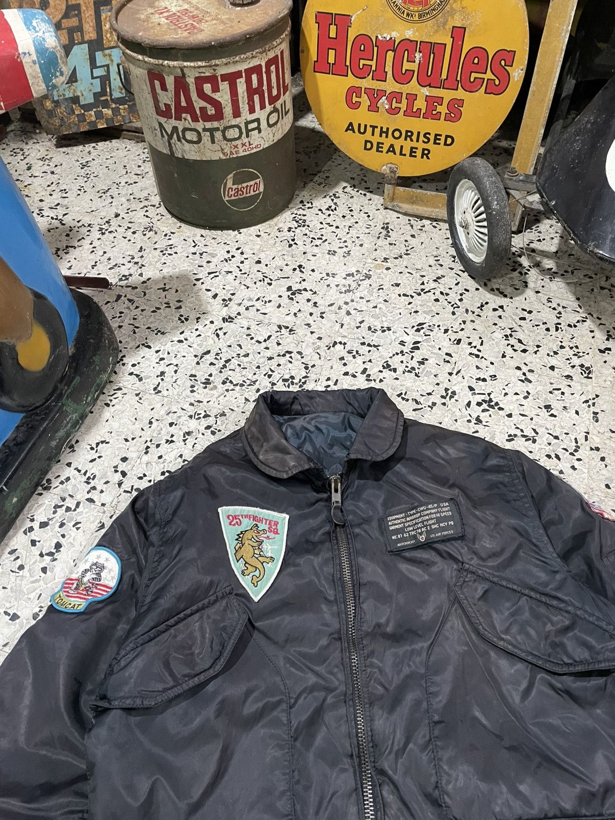 Other Vintage Tomcat Flight Jacket Size US L / EU 52-54 / 3 - 2 Thumbnail