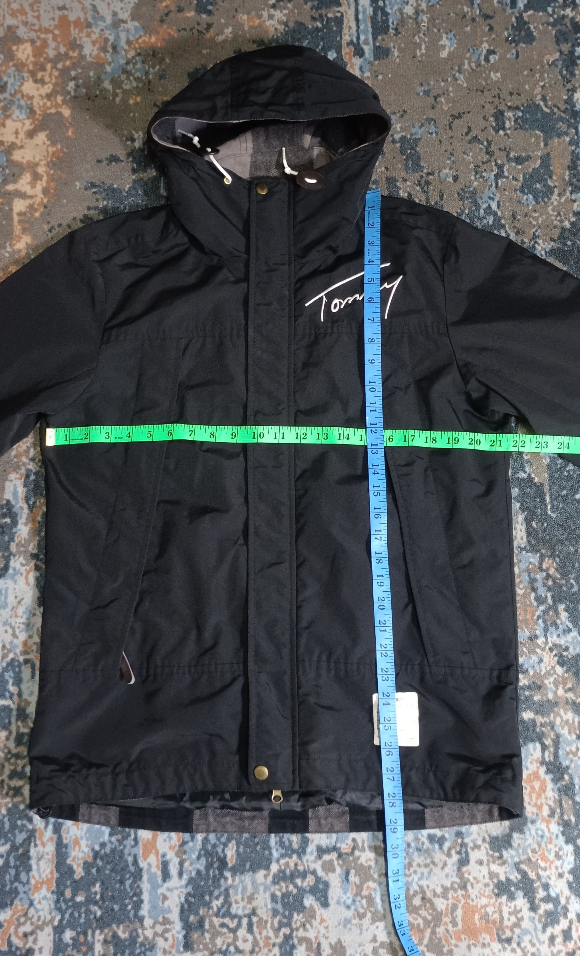 Tommy Hilfiger Tommy Nylon Men Jacket Embroidery Signature Logo Size US L / EU 52-54 / 3 - 17 Thumbnail