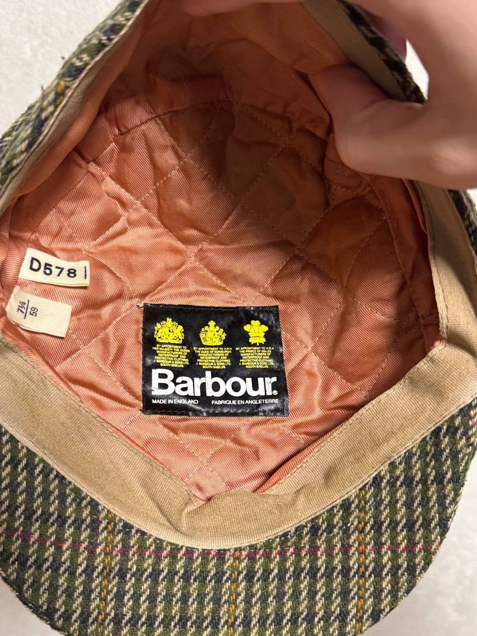 Barbour Vintage Barbour Flat cap hat Size ONE SIZE - 6 Thumbnail