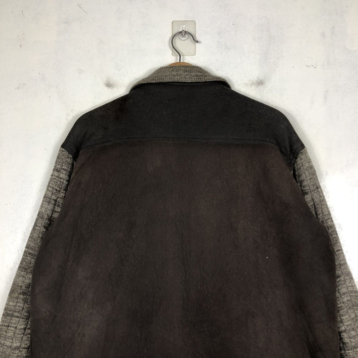 Japanese Brand 📌VTG BIKER FLY LEATHER JACKET MONTERRY CARMEL ISSEY MIYAKE Size US M / EU 48-50 / 2 - 10 Thumbnail