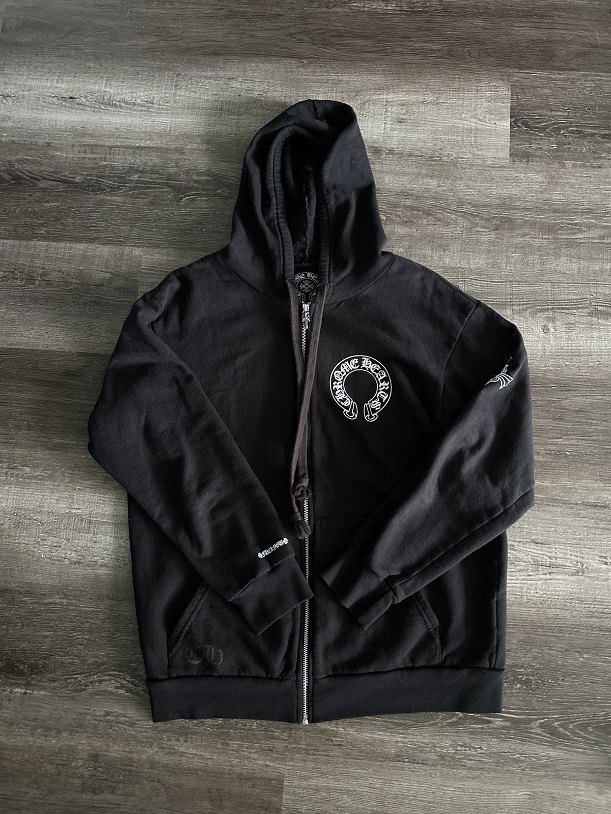 Chrome Hearts 🔥Chrome Hearts LA Exclusive Zip-up Black Hoodie🔥 Size US XL / EU 56 / 4 - 1 Thumbnail