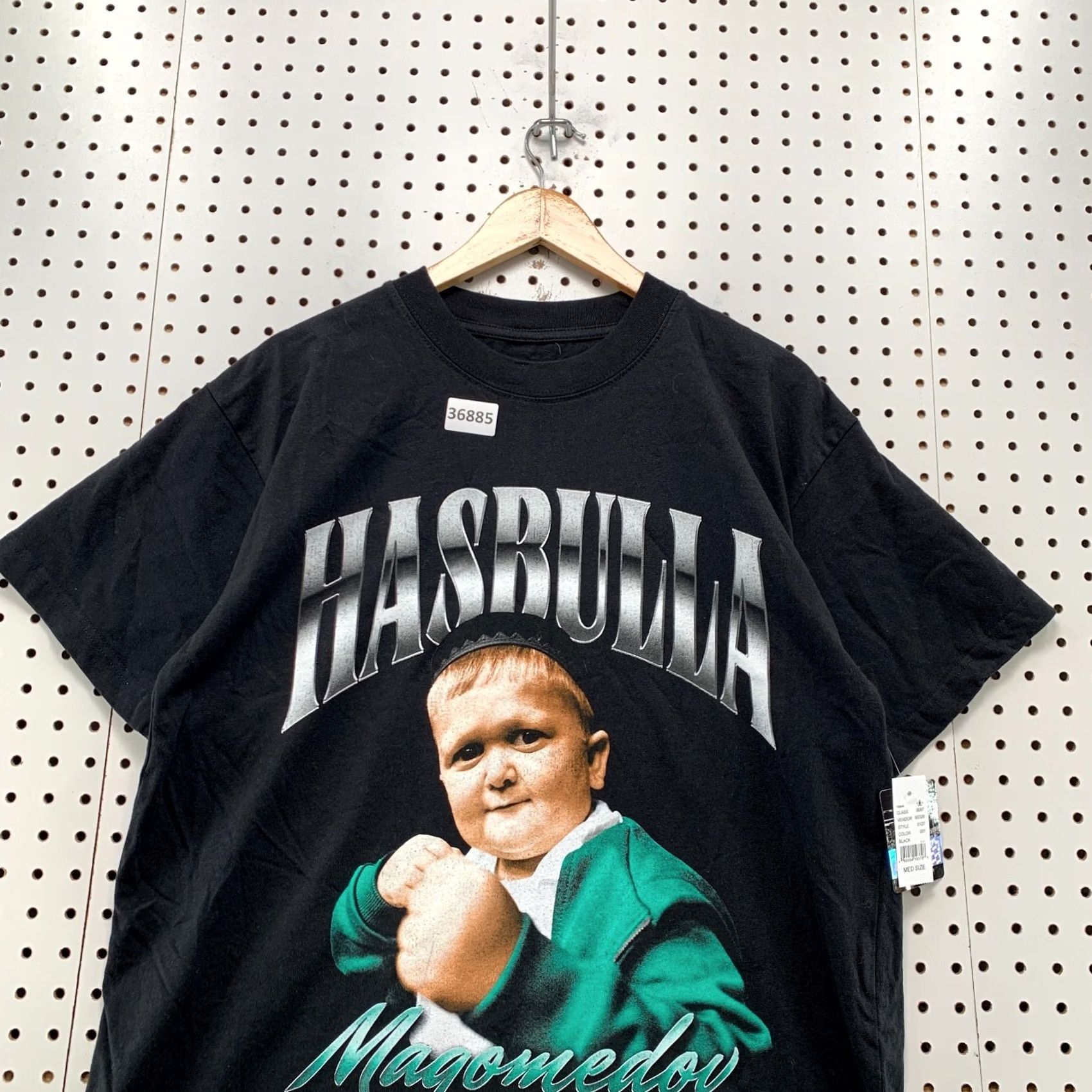 UFC UFC Hasbulla Shirt Mens Medium Black Short Sleeve Magomedov NWT Size US M / EU 48-50 / 2 - 2 Thumbnail