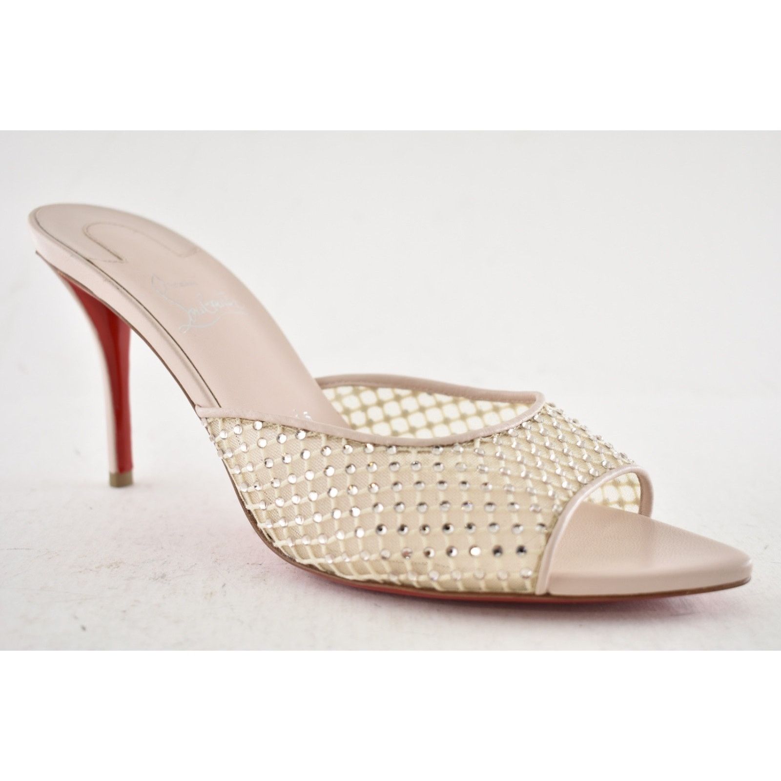 Christian Louboutin Christian Louboutin Apostropha Mule Mesh Strass 80 Size US 8 / IT 38 - 6 Thumbnail
